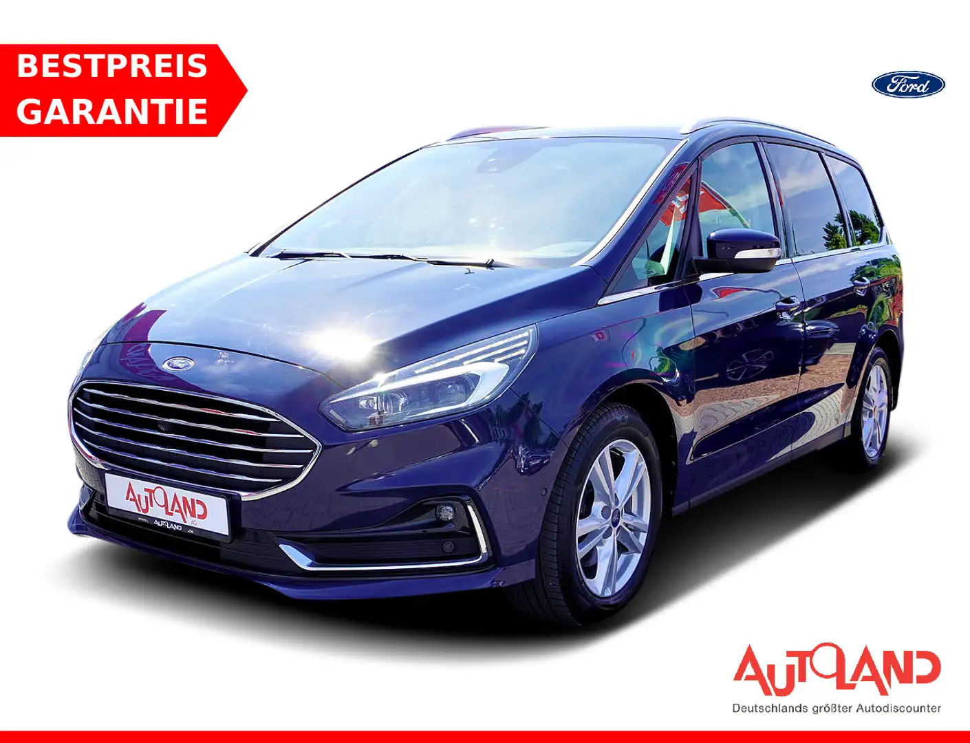 Ford Galaxy 2.0 EcoBlue Aut. 7-Sitzer LED Navi AHK Blauw - 1