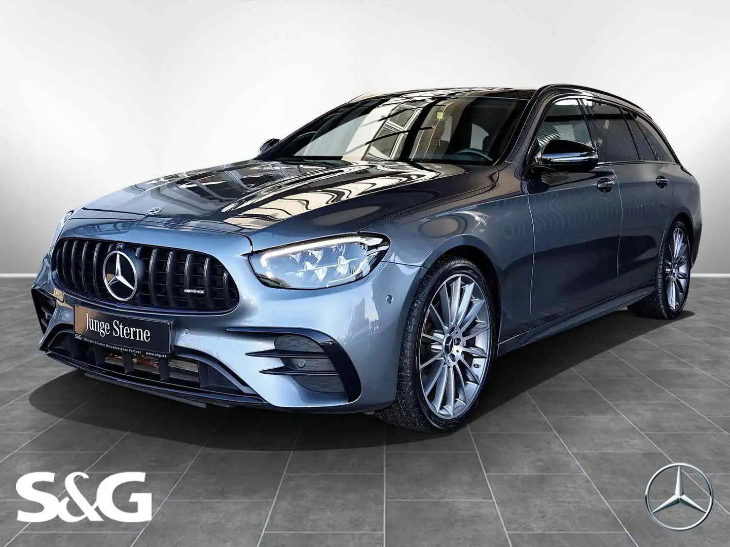 Mercedes-Benz E 53 AMG T 4M AHK+PANO+STANDHEIZUNG+20 ZOLL+LED Gris - 1