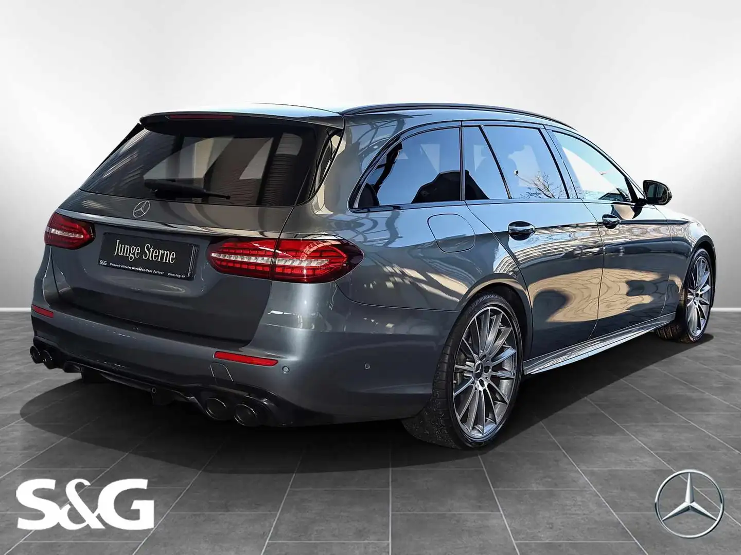 Mercedes-Benz E 53 AMG T 4M AHK+PANO+STANDHEIZUNG+20 ZOLL+LED Gris - 2