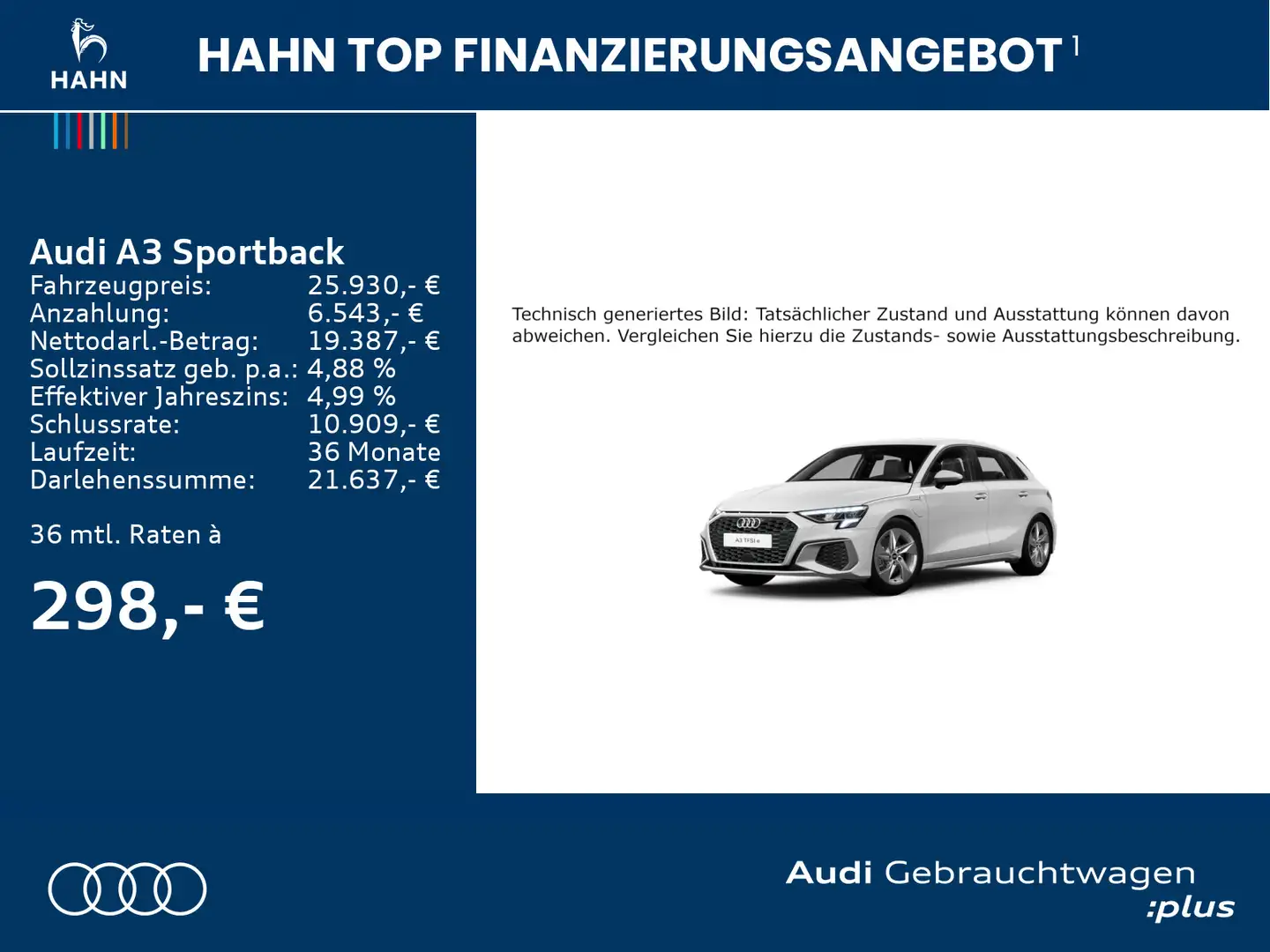 Audi A3 40 TFSIe S line Virtual Sitzh Carpl Blanc - 2