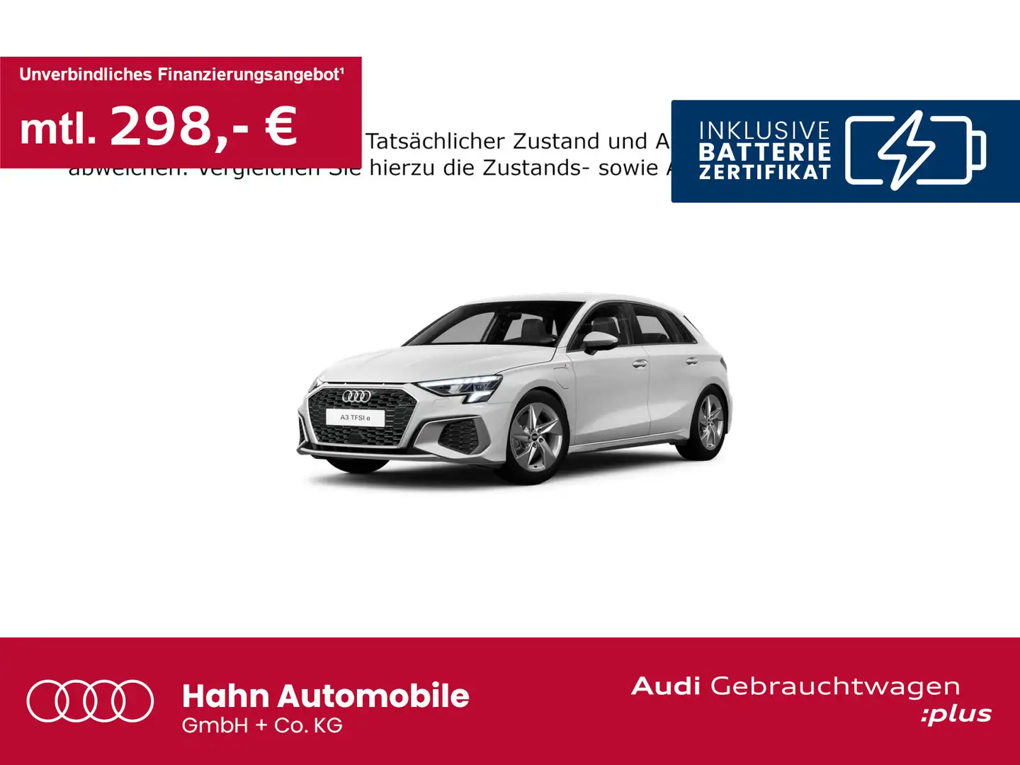 Audi A3 40 TFSIe S line Virtual Sitzh Carpl Blanc - 1