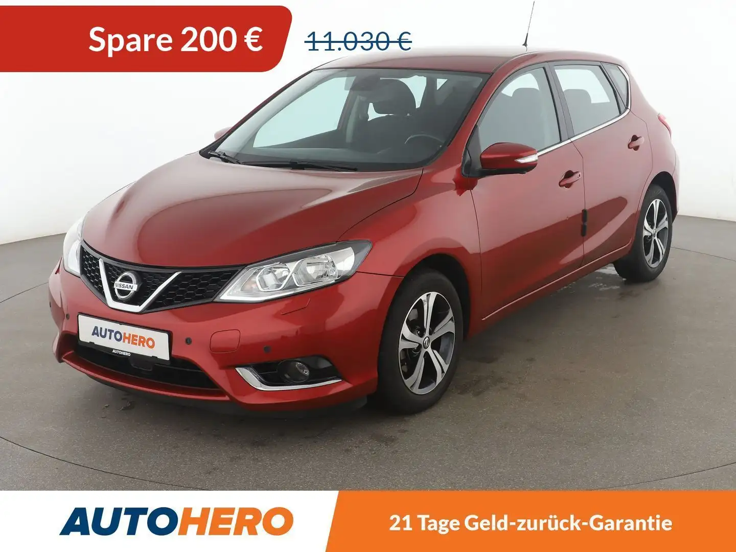 Nissan Pulsar 1.2 Acenta Aut.*NAVI*TEMPO*CAM*PDC*SHZ*KLIMA* Rot - 1