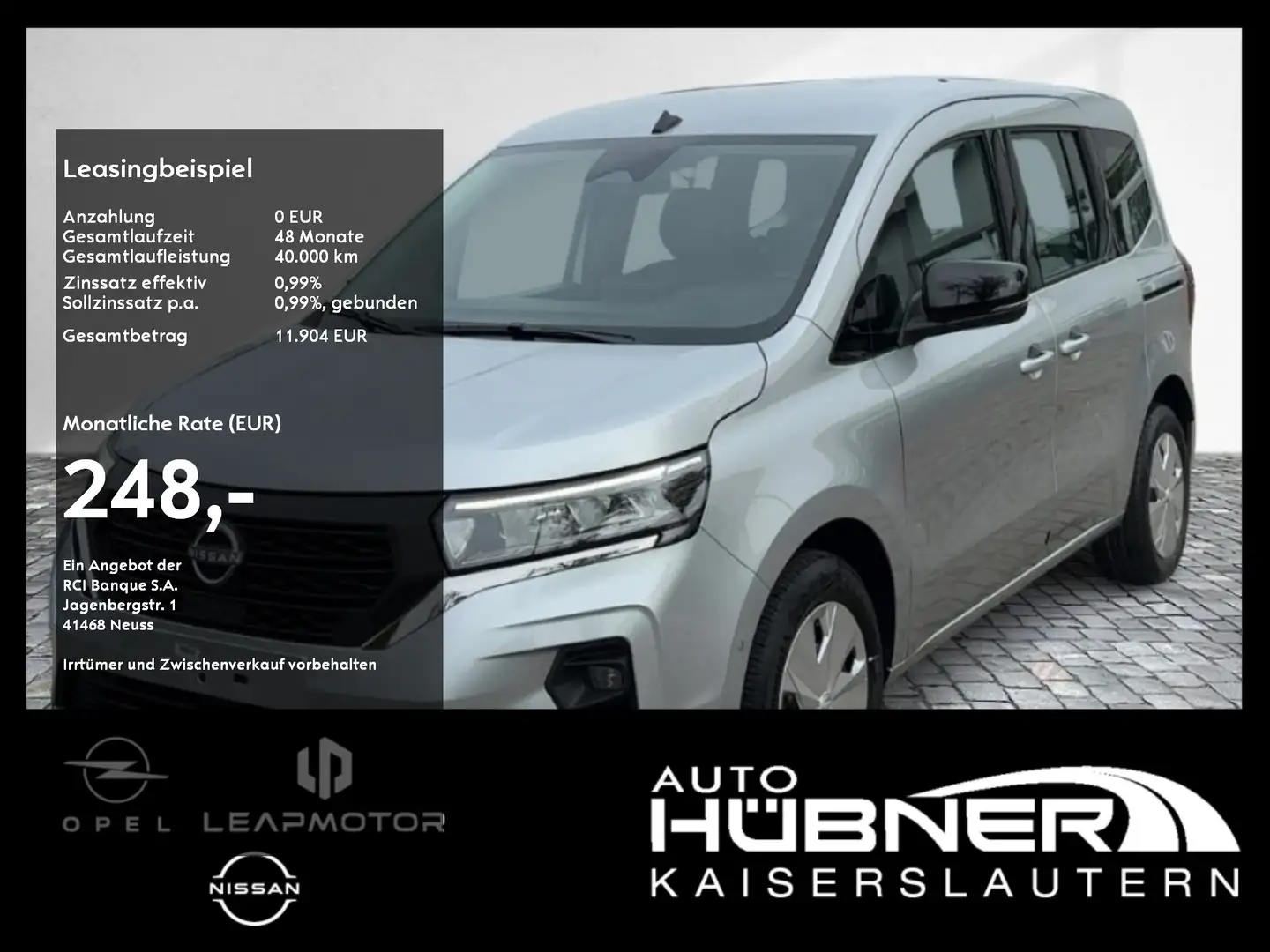 Nissan Townstar Kombi N-Connecta Kamera|LED|NAV|CarPlay Grau - 1