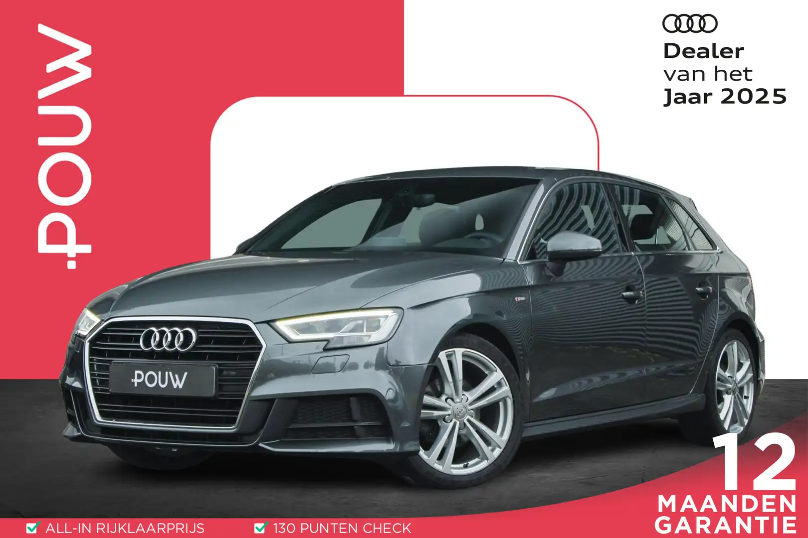Audi A3 Sportback 30 TFSI 115pk S Line Edition | Trekhaak Gris - 1