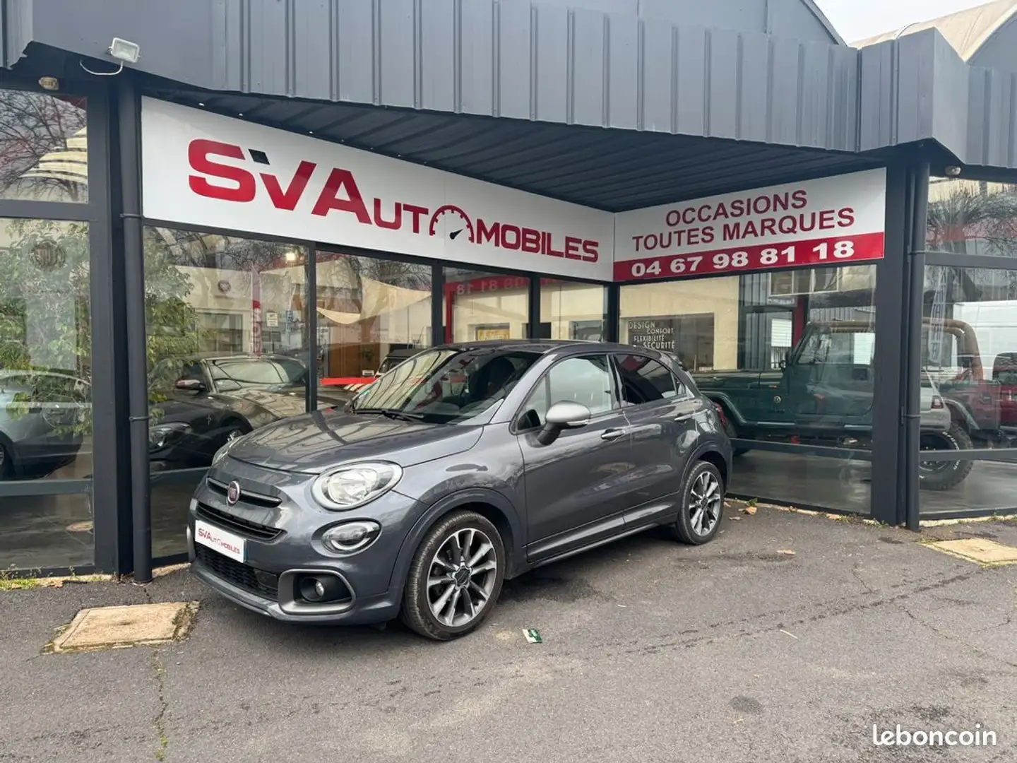Fiat 500X 1.0 FireFly Turbo T3 120ch Sport Grijs - 1