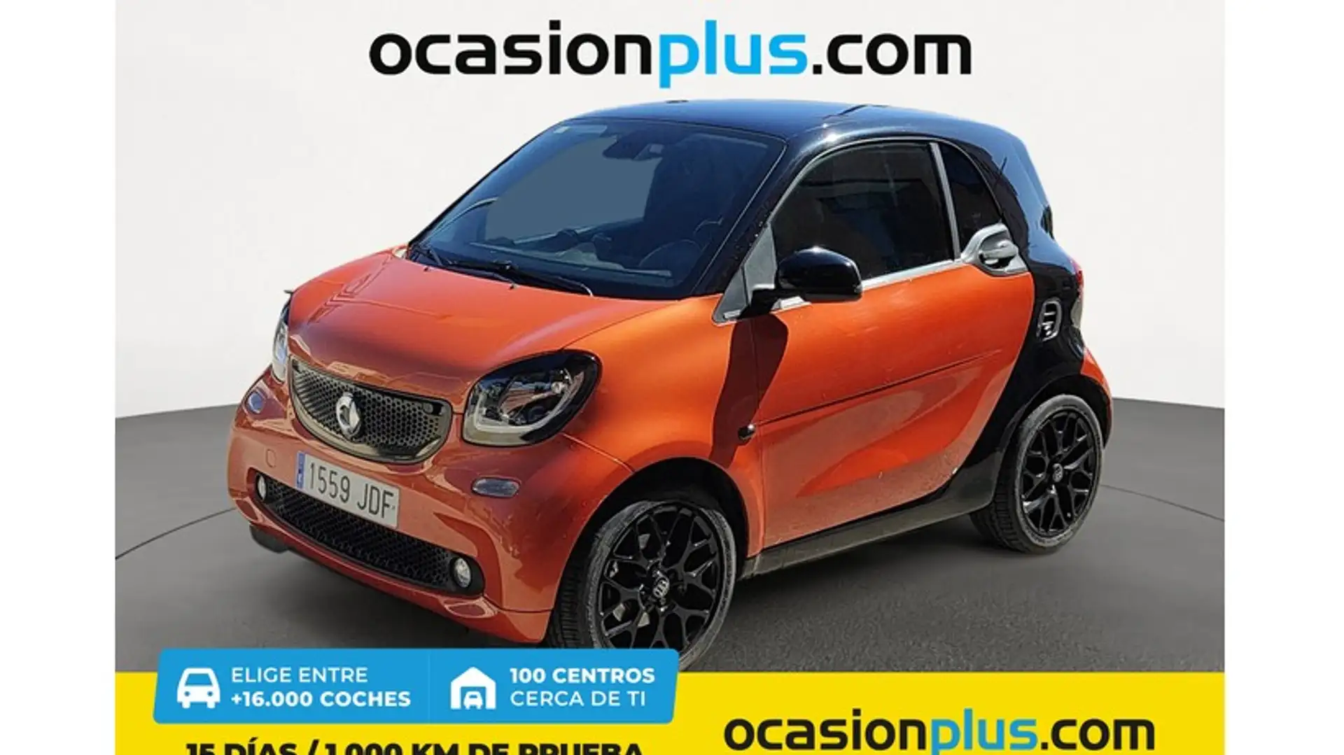 smart forTwo Cabrio 66 Prime Aut. Naranja - 1