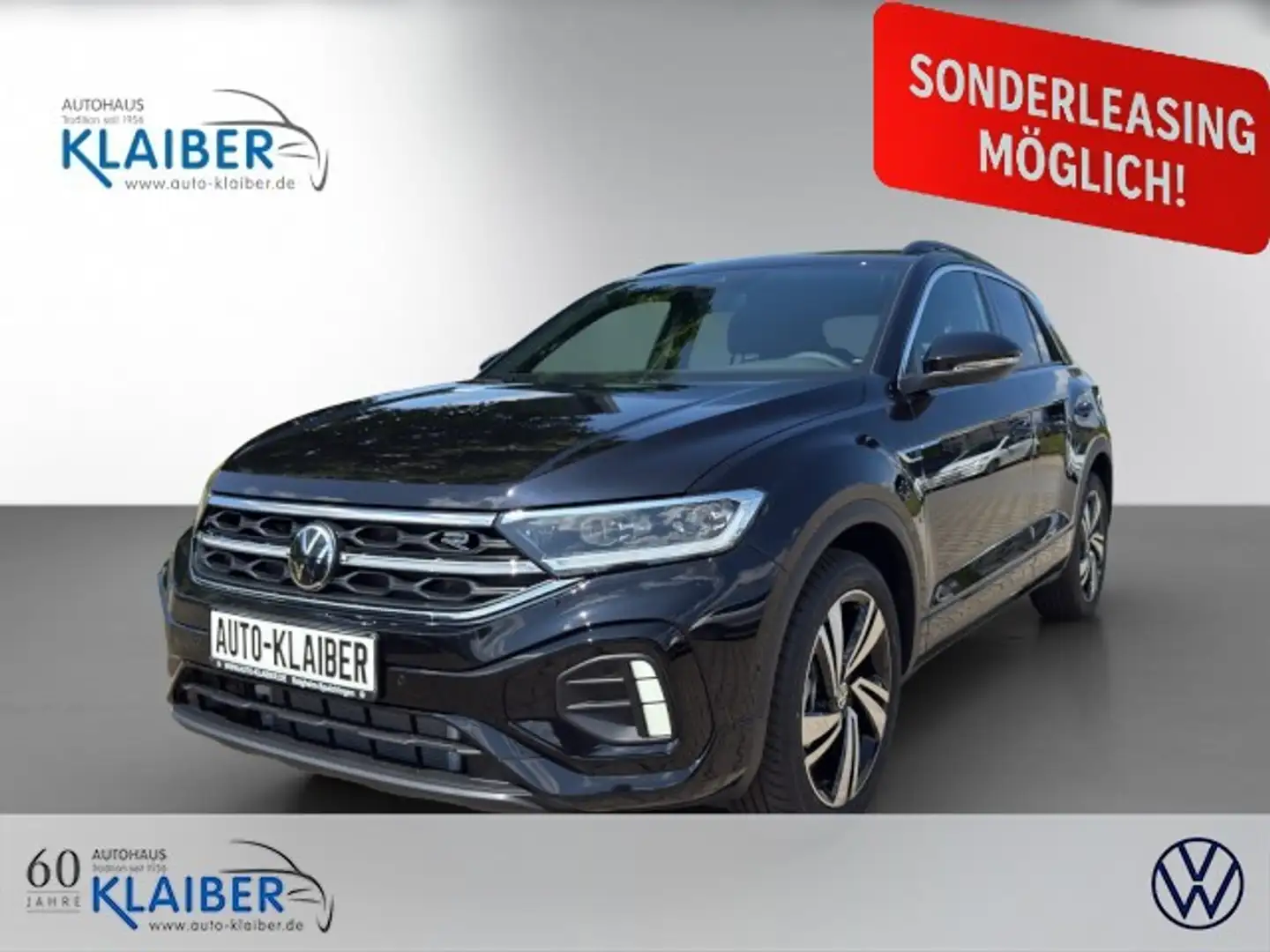 Volkswagen T-Roc R-Line 1.5 TSI DSG LED+NAVI+AHK+KAMERA+ACC Klima Schwarz - 1