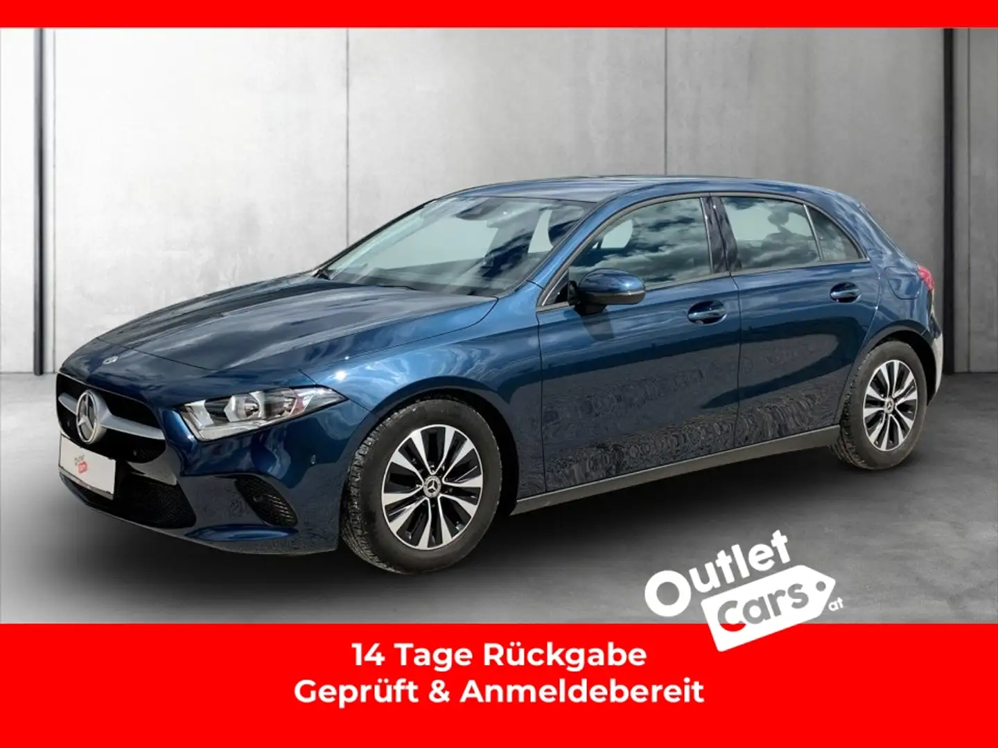 Mercedes-Benz A 180 d CARPLAY+NAVI+RFK+LM+PDC+ParkAss+SHZ Blau - 1