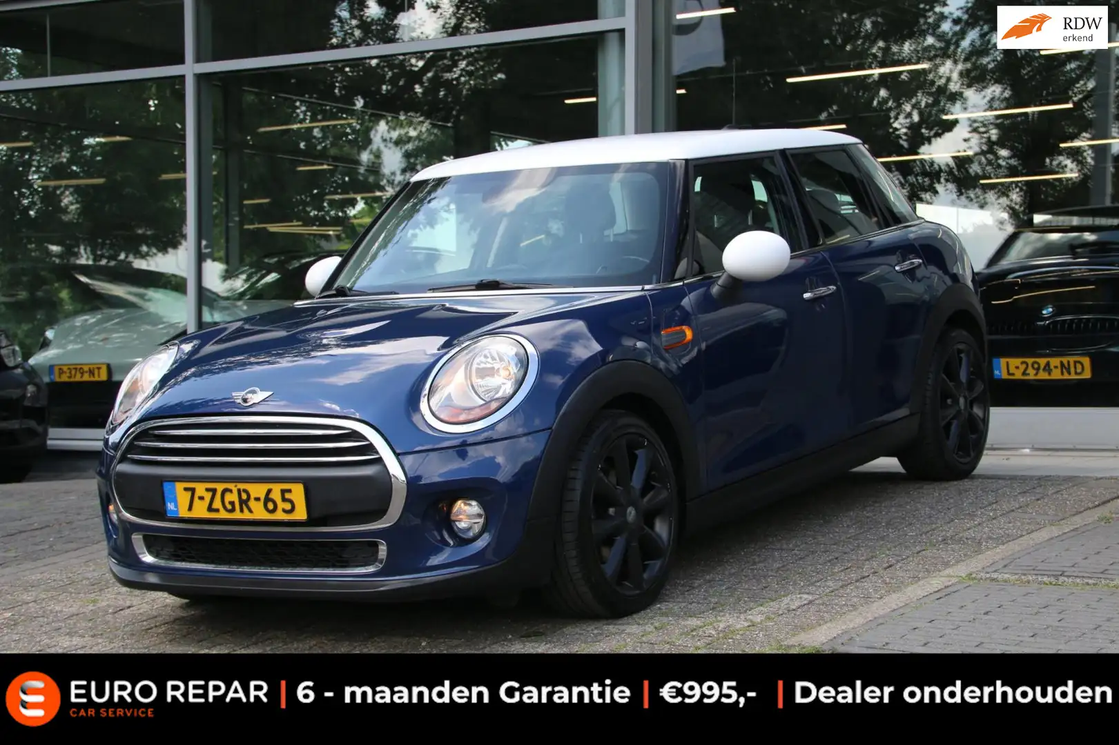 MINI One Mini 1.2 Salt Business NL-AUTO 5-DRS CRUISE CONTRO Blauw - 1