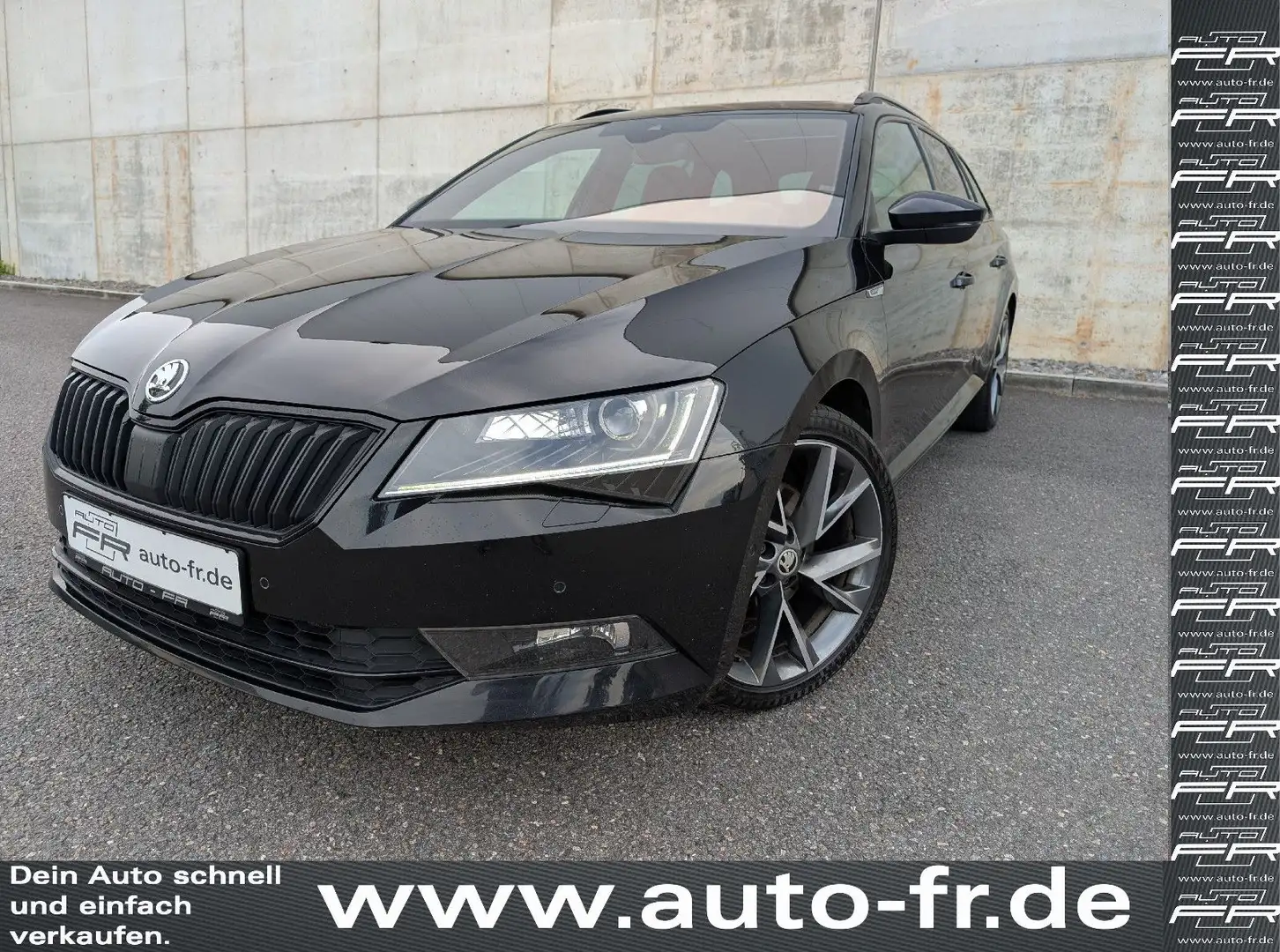 Skoda Superb Combi Sportline 4x4 mit VOLL Ausstattung Schwarz - 1