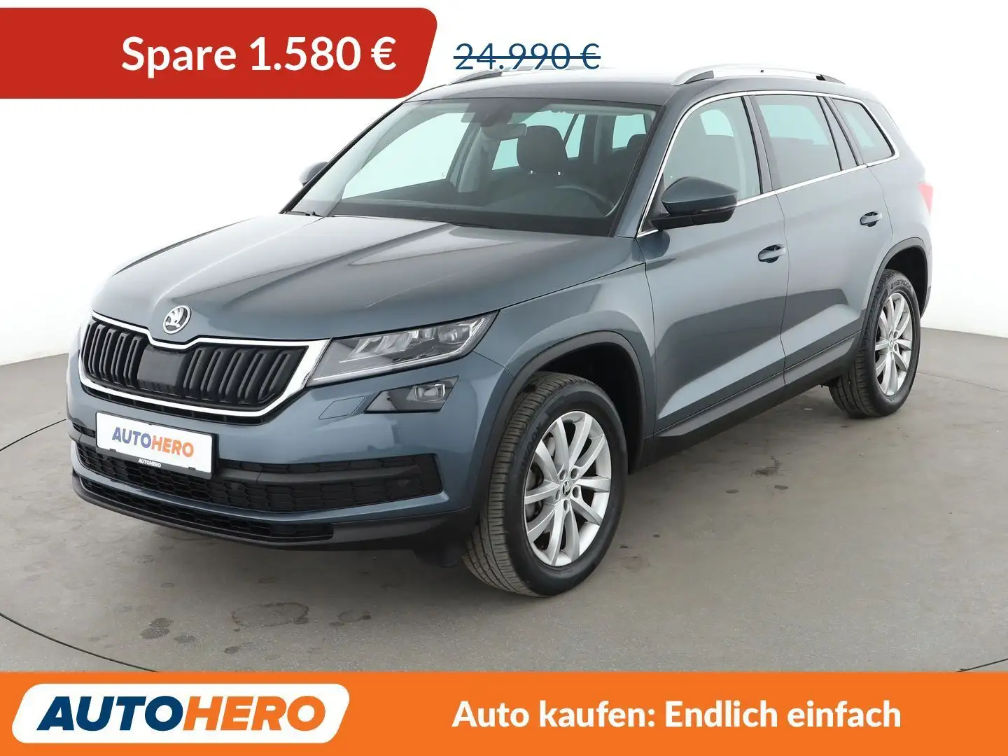Skoda Kodiaq 1.4 TSI Style 4x4 Aut.*NAV*LED*ACC*CAM*PDC*SHZ Grau - 1