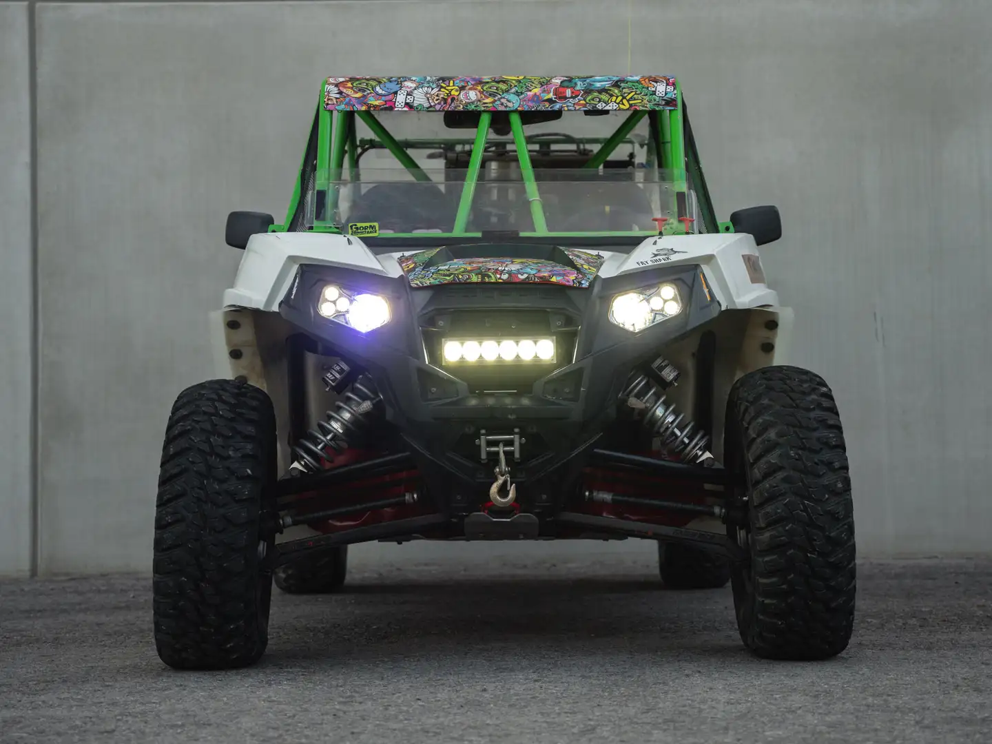 Polaris RZR 1000 Baja Buggy Weiß - 2