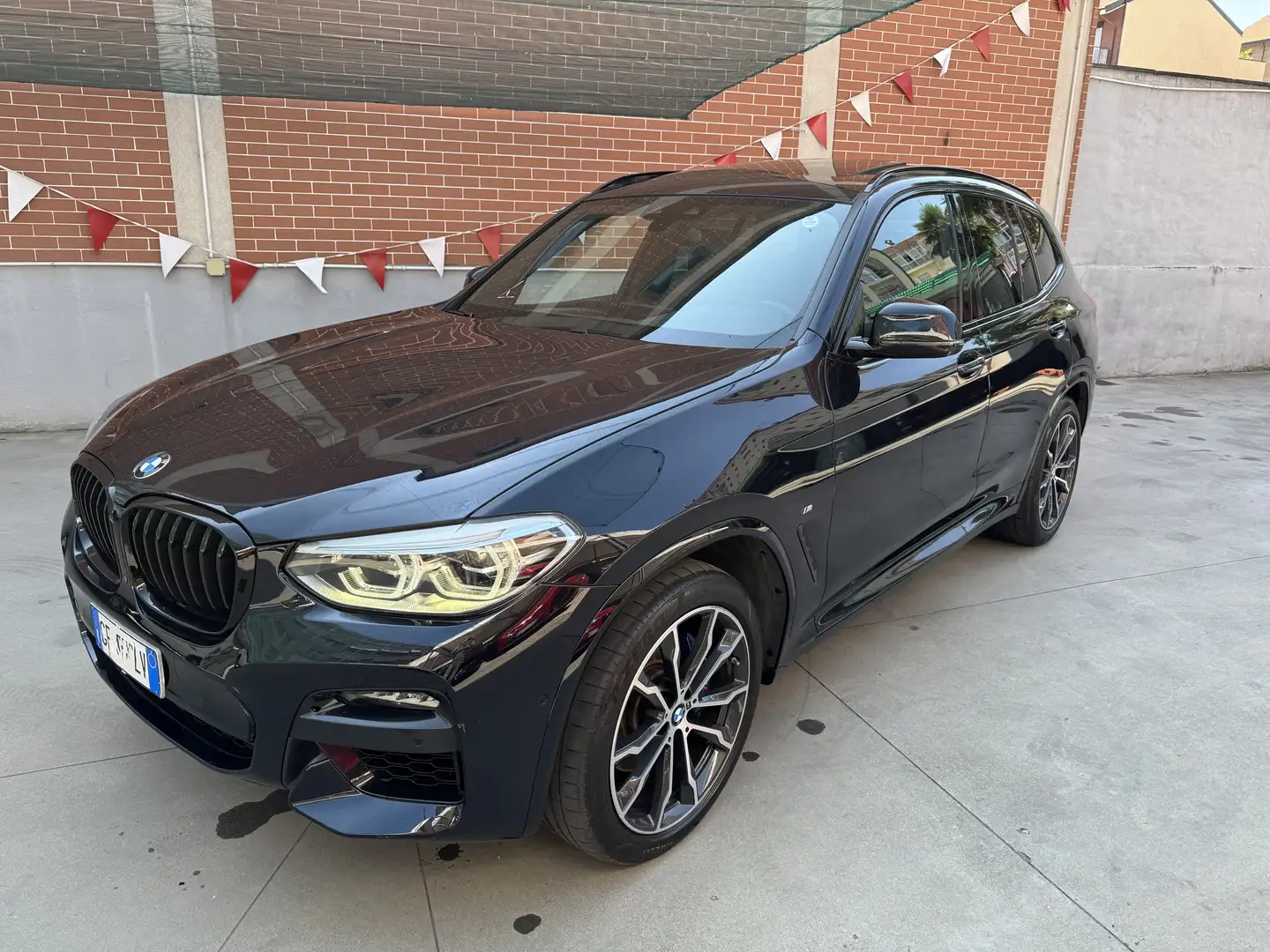 BMW X3 xDrive20d 48V Msport MHEV UNICO PROPRIETARIO Nero - 2