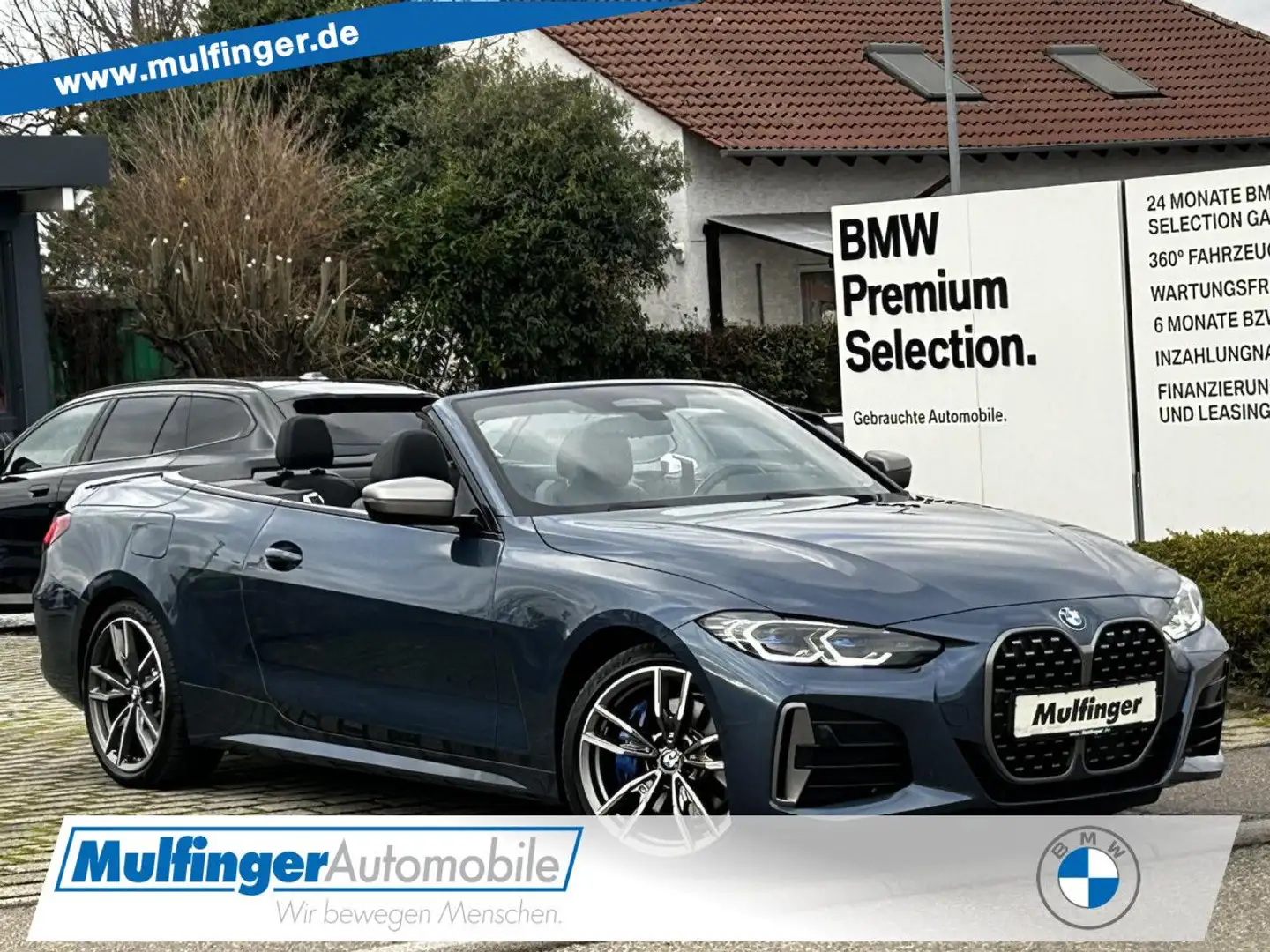 BMW 440 Mi xDr.Cabrio HUD ACC Laser Lenkradh.AHK 19" Blau - 1