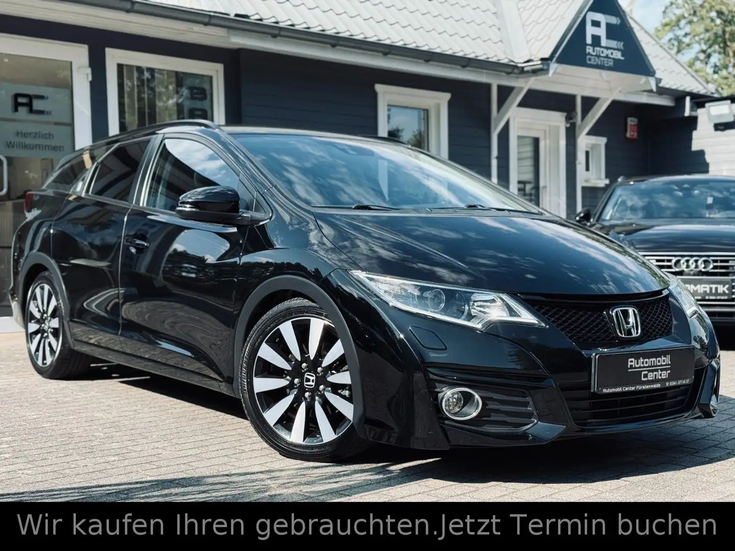 Honda Civic Tourer Elegance Automatik+Navi+Kamera+AHK Schwarz - 1
