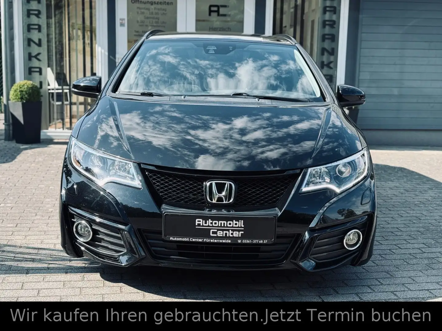 Honda Civic Tourer Elegance Automatik+Navi+Kamera+AHK Schwarz - 2