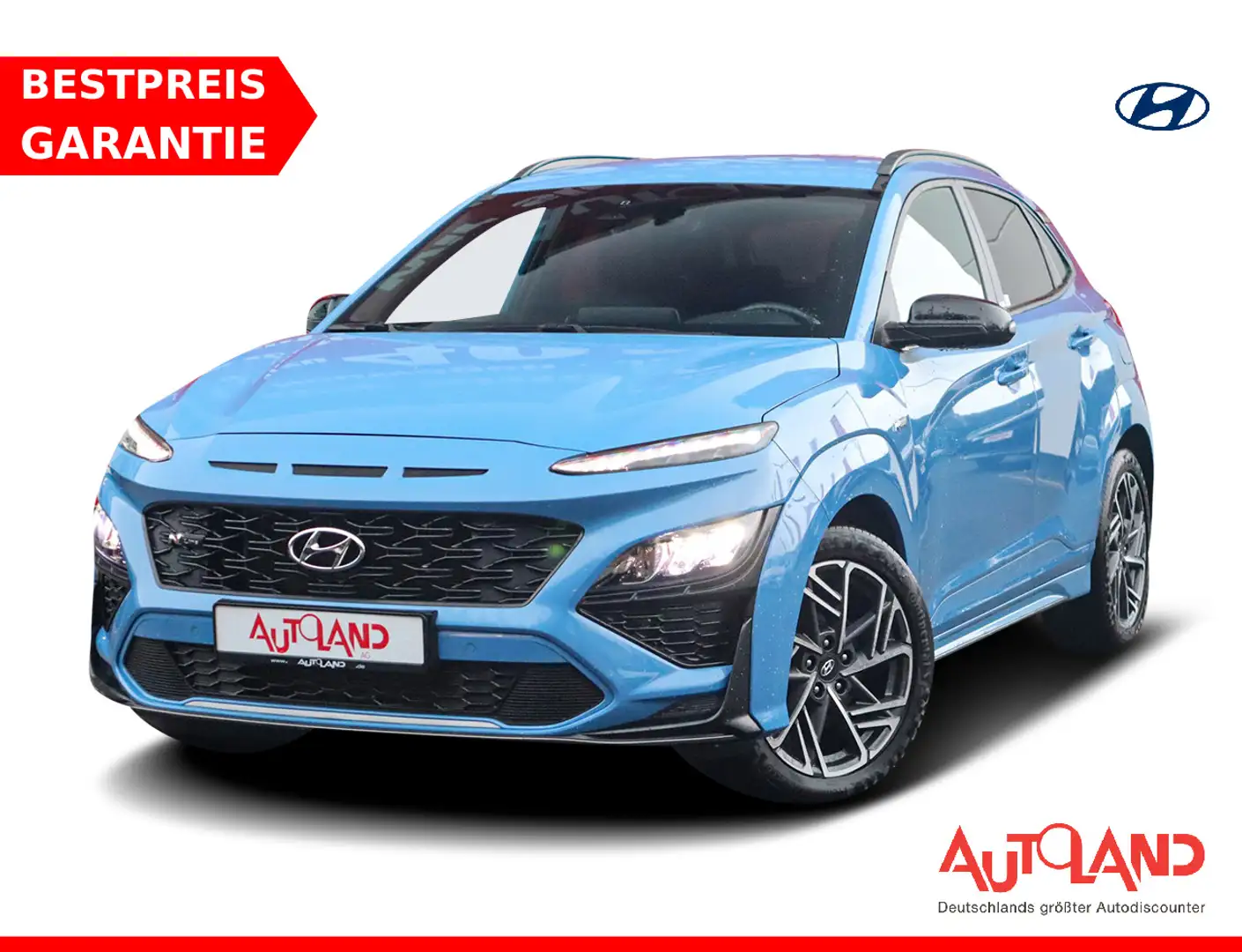 Hyundai KONA 1.0 N Line Mild-Hybrid 2WD VC AHK LED PDC Blau - 1