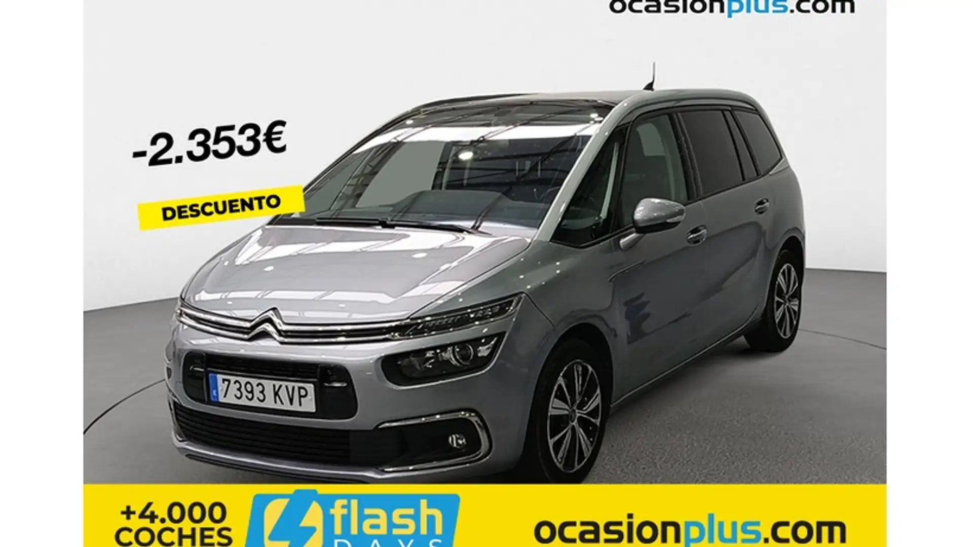 Citroen C4 Grand Spacetourer 2.0BlueHDI S&S Shine EAT8 160 Gris - 1