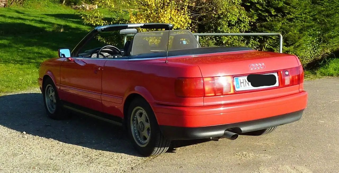 Audi Cabriolet Selten original mit legendärem Fünfzylinder, Motor: NG Typ: 8G70B4,, foto 3