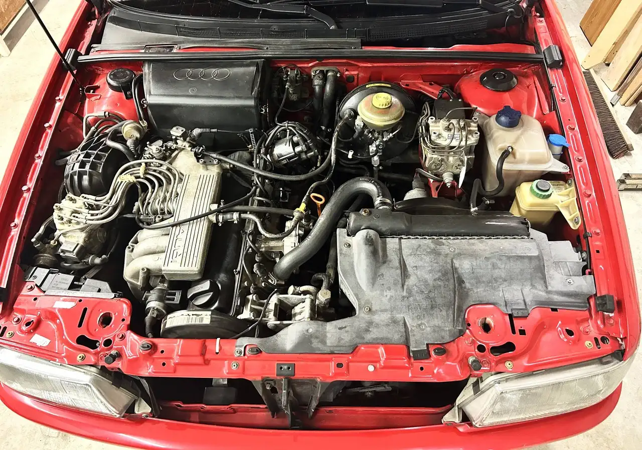 Audi Cabriolet Selten original mit legendärem Fünfzylinder, Motor: NG Typ: 8G70B4,, foto 6