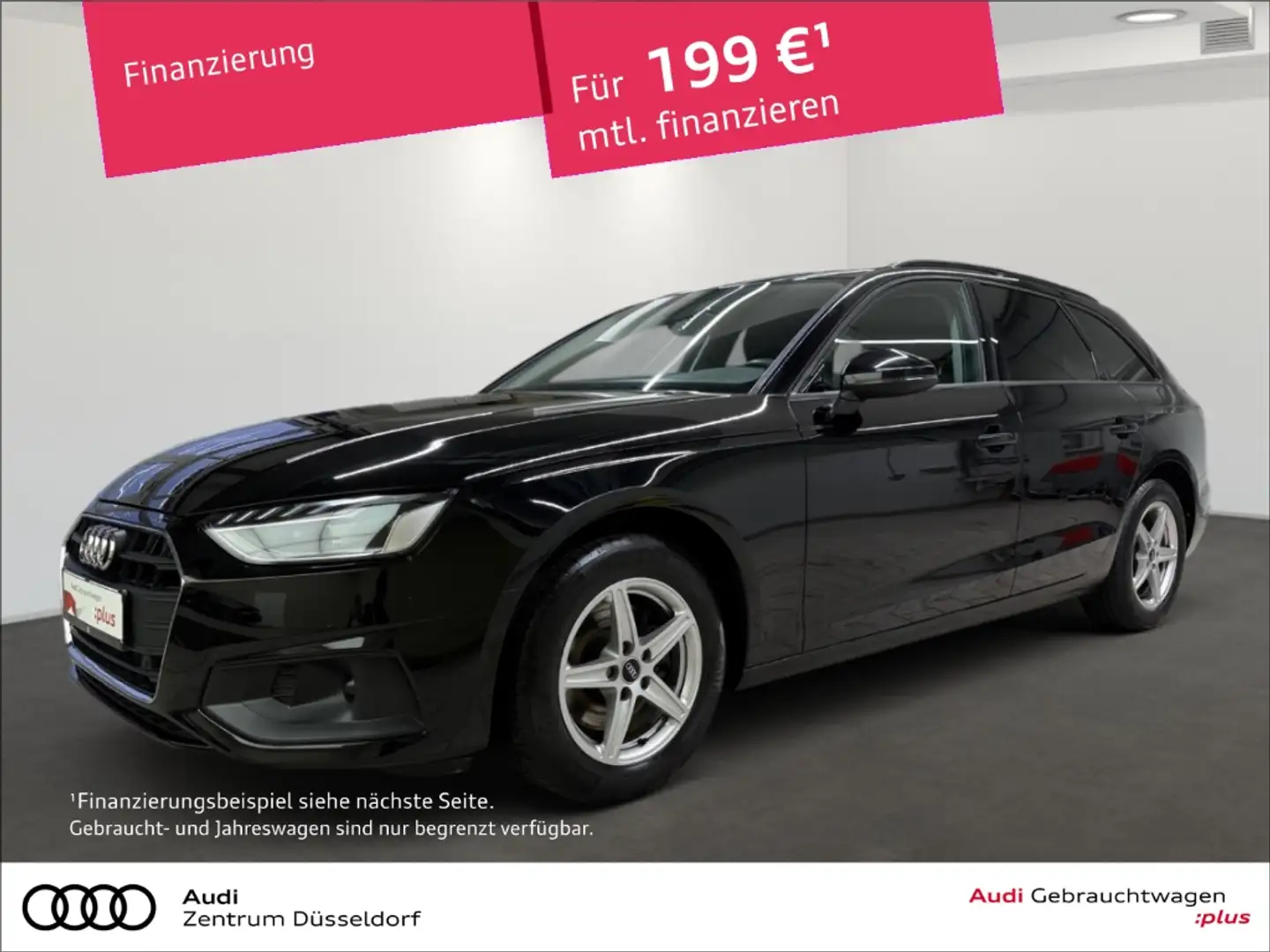 Audi A4 Avant 35 TDI S tronic ACC AHK MMI LED Negro - 1