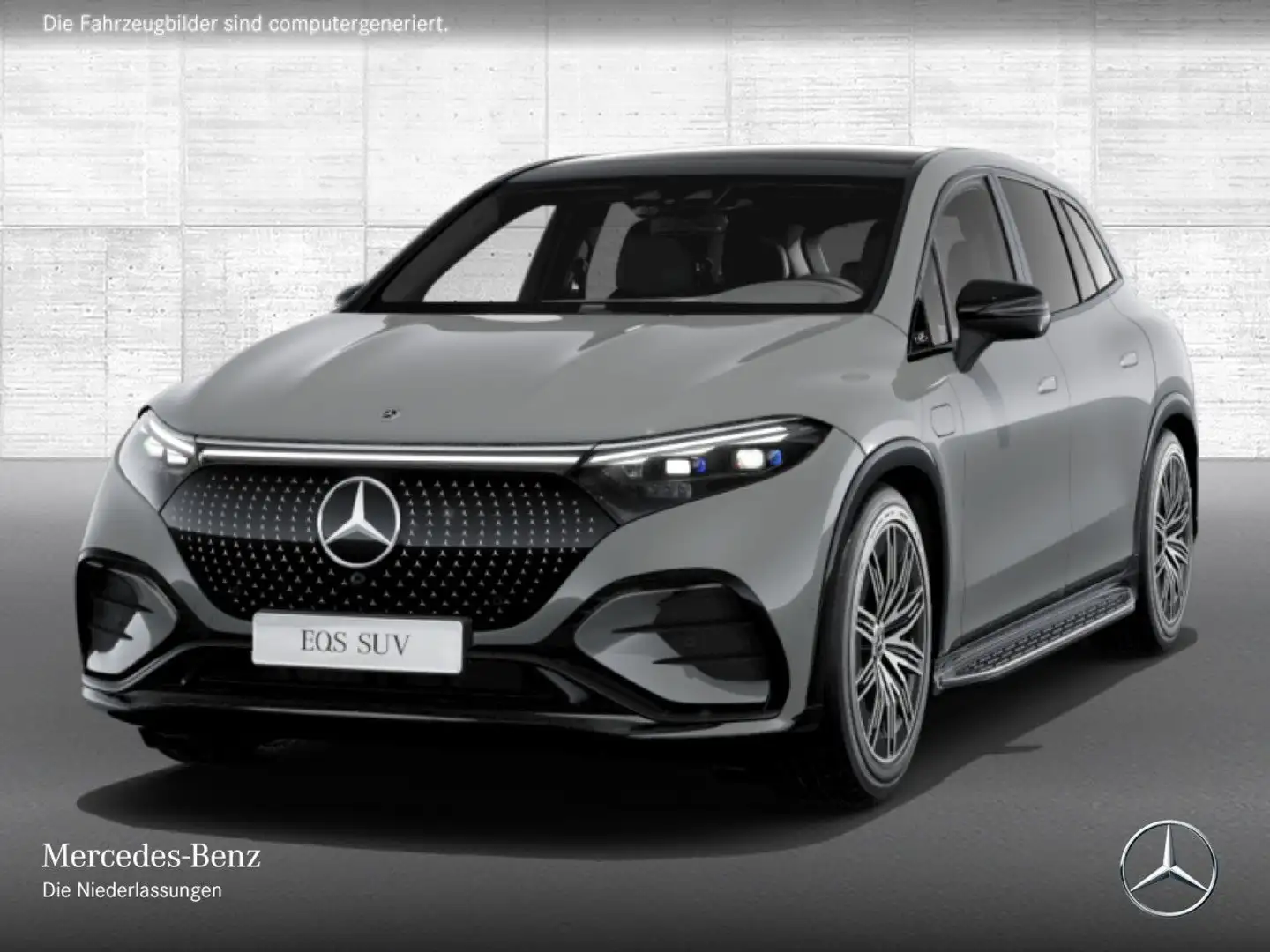 Mercedes-Benz EQS SUV EQS 580 4Matic AMG Fahrass Airmat Pano Burmester Gris - 2