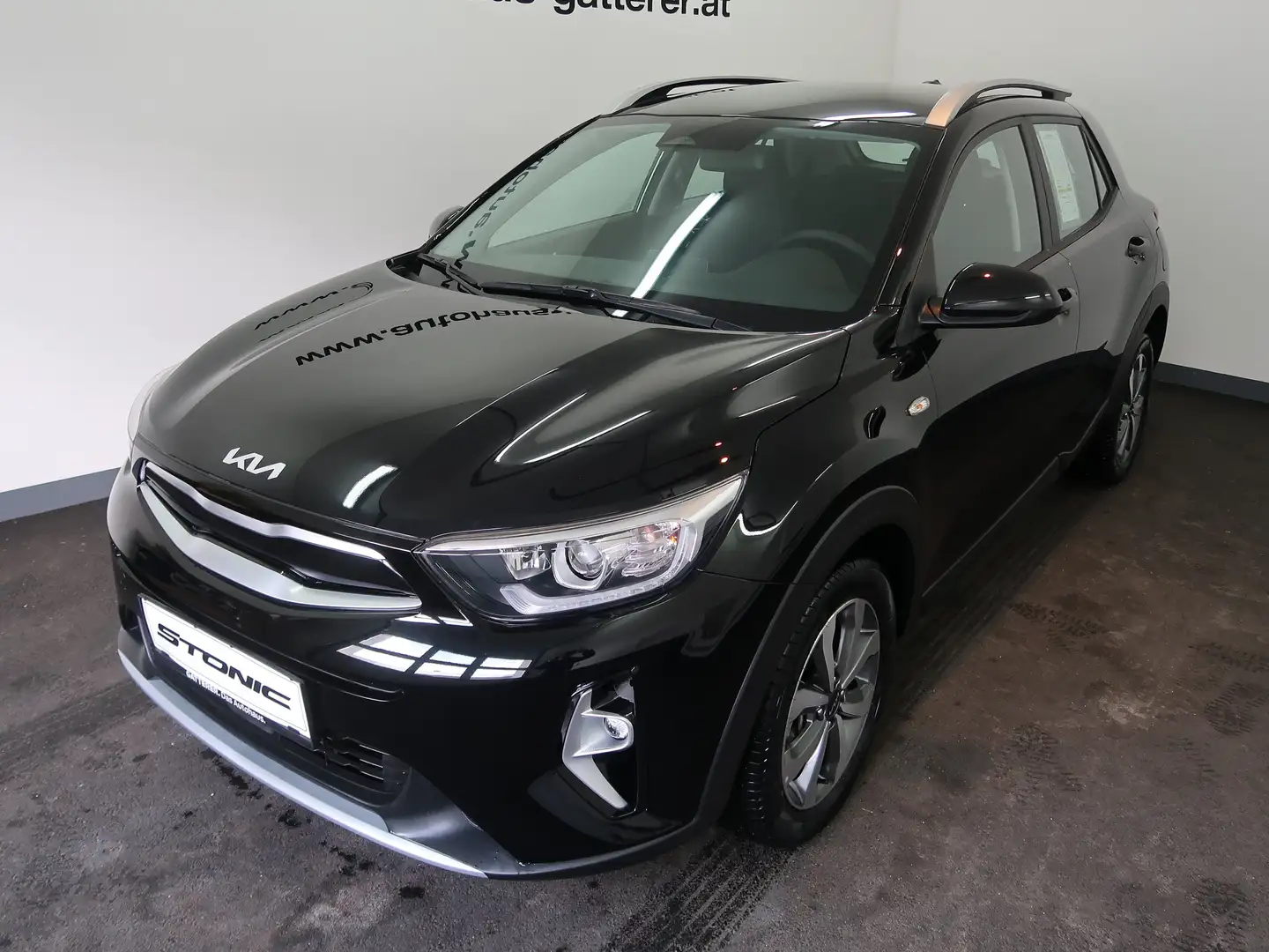 Kia Stonic 1,0 TGDI GPF ISG Silber Schwarz - 1