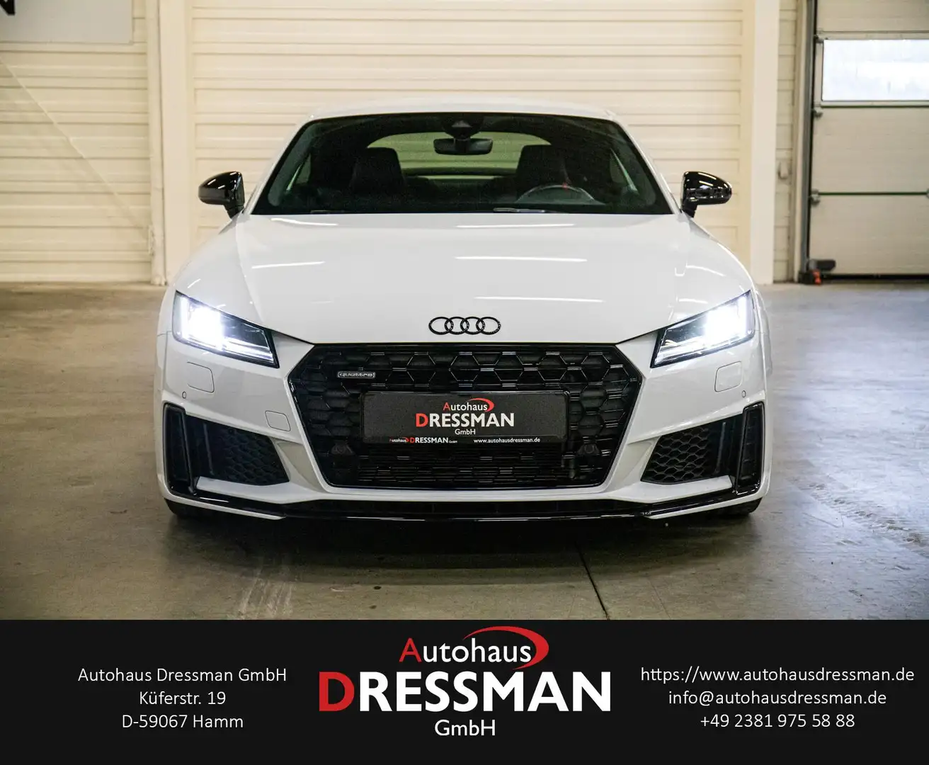 Audi TT Coupe 45 TFSI COMPETITION PLUS S-LINE MATRIX Weiß - 2