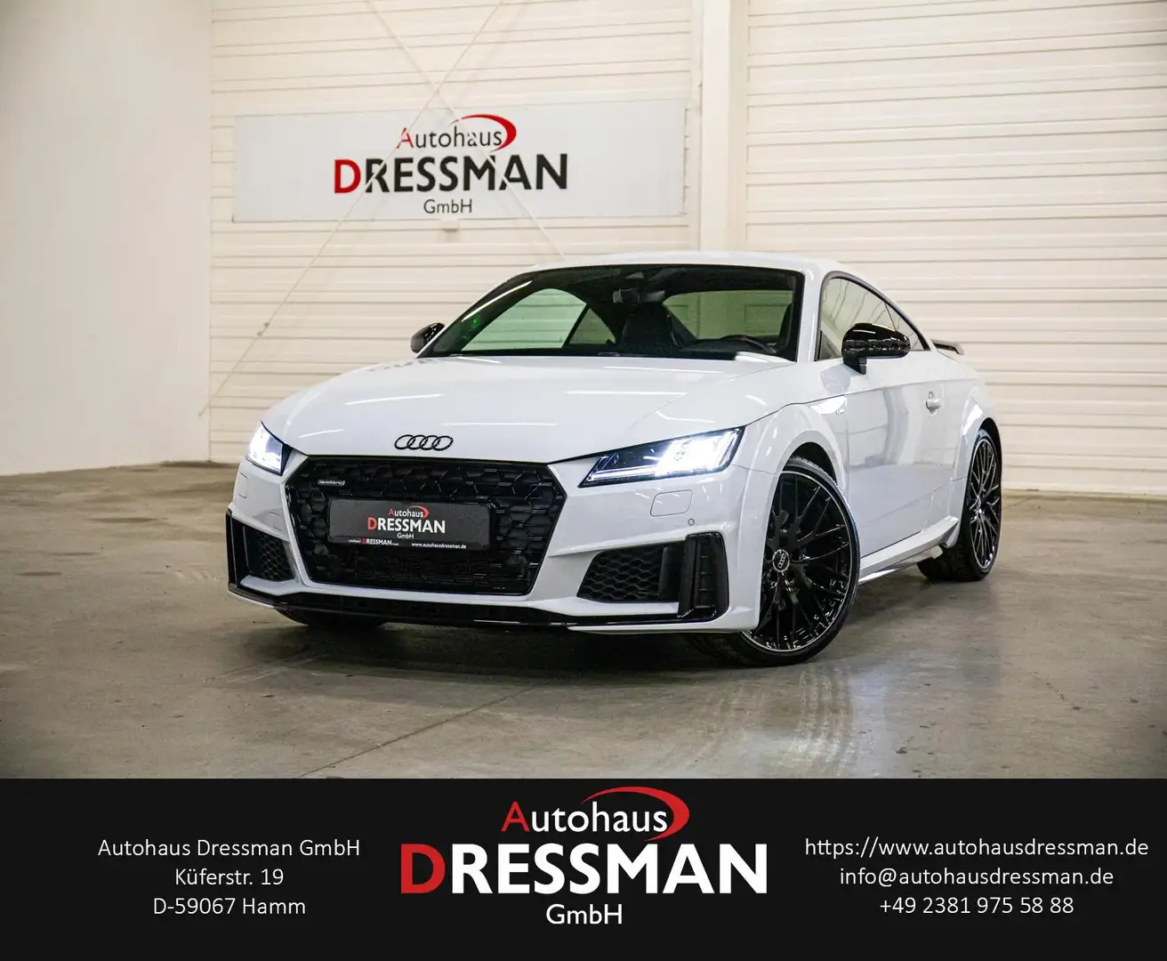 Audi TT Coupe 45 TFSI COMPETITION PLUS S-LINE MATRIX Biały - 1