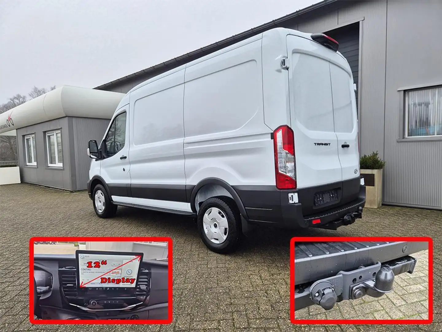 Ford Transit L2H2 2.0 EcoBlue 130PS Trend 3,5t 2-Sitzer AHK ... Weiß - 1