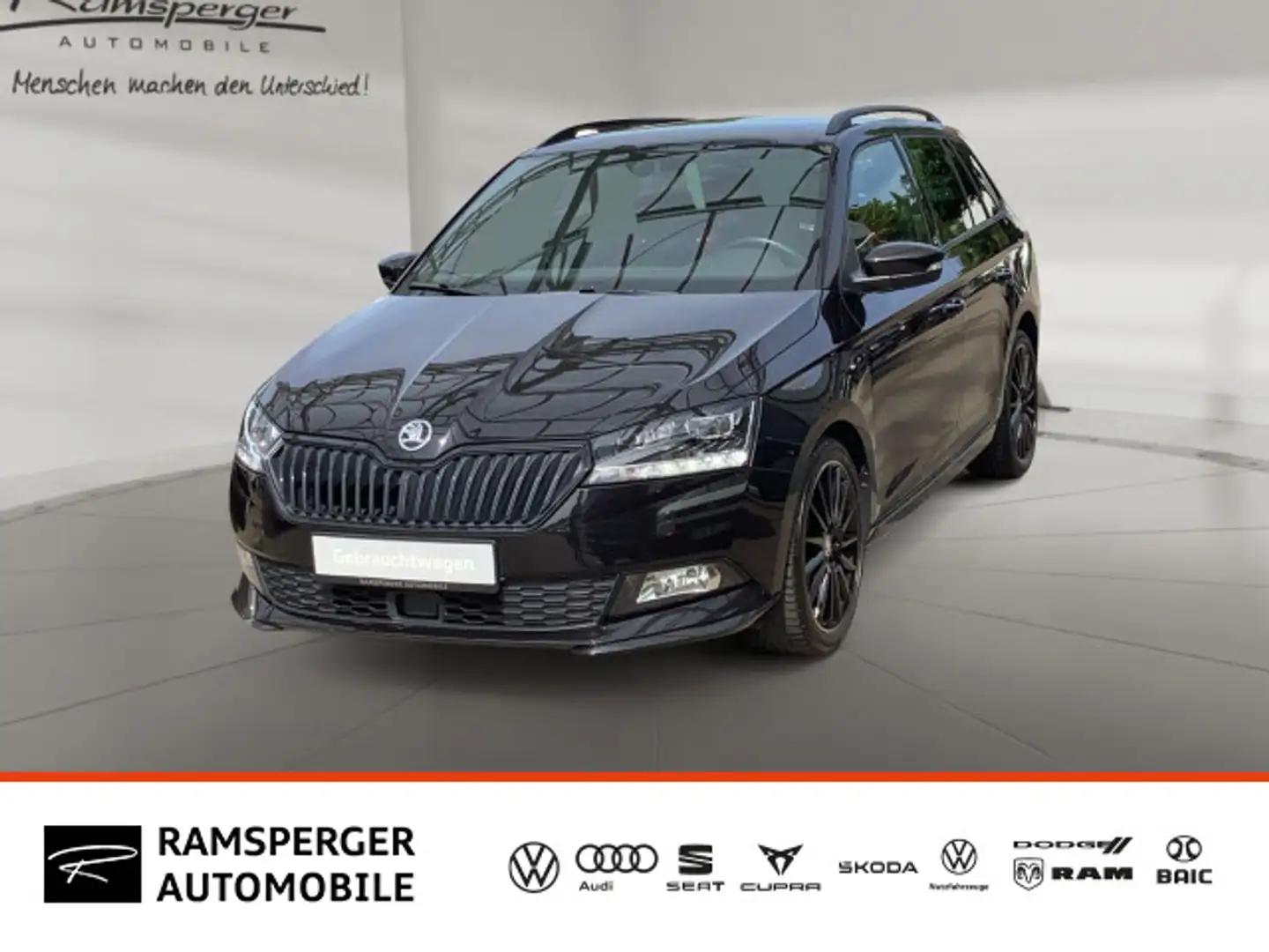 Skoda Fabia Combi 1.0 TSI Monte Carlo ACC LED Navi PDC Schwarz - 1