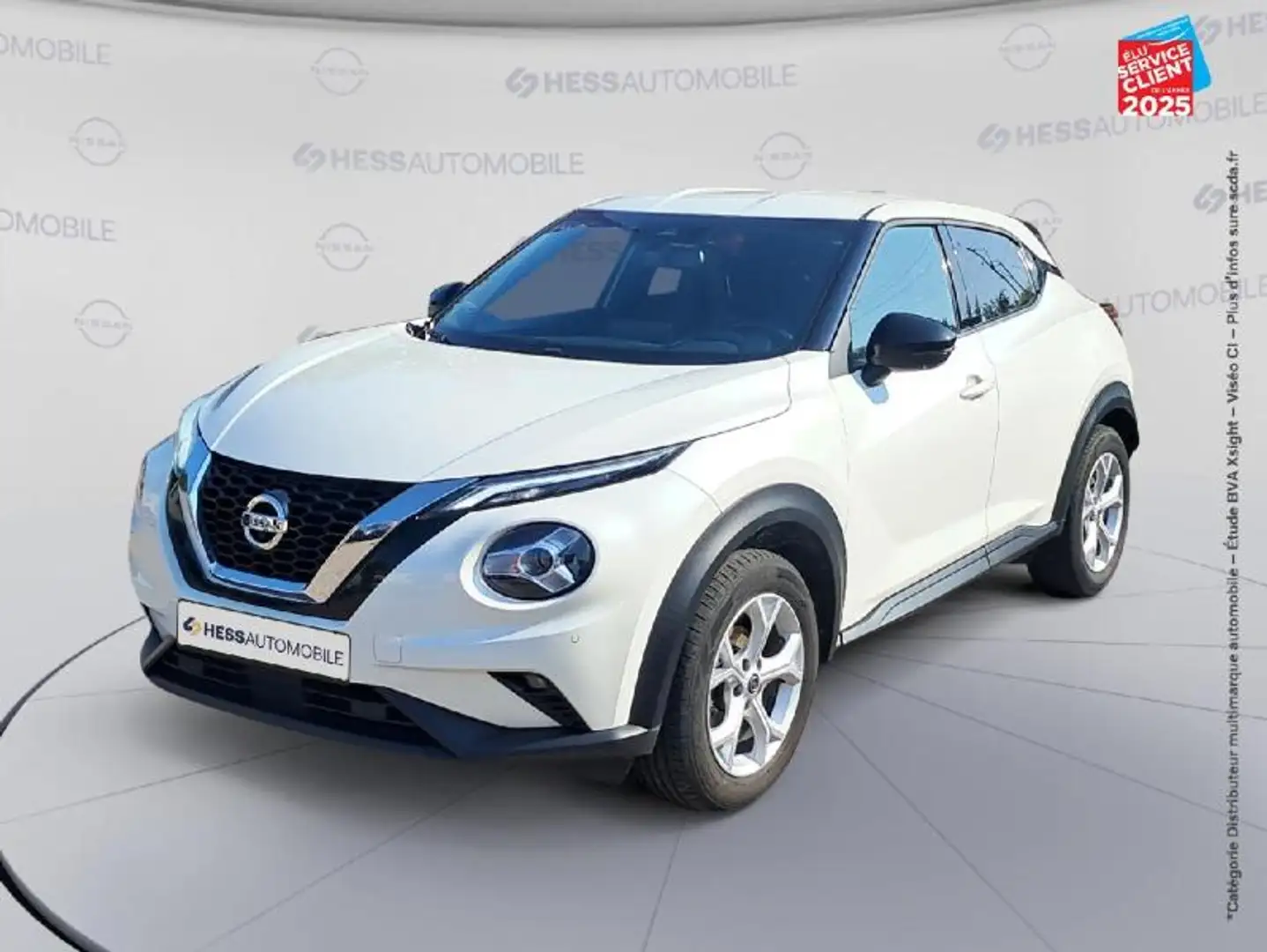 Nissan Juke 1.0 DIG-T 117ch Tekna DCT Blanc - 1