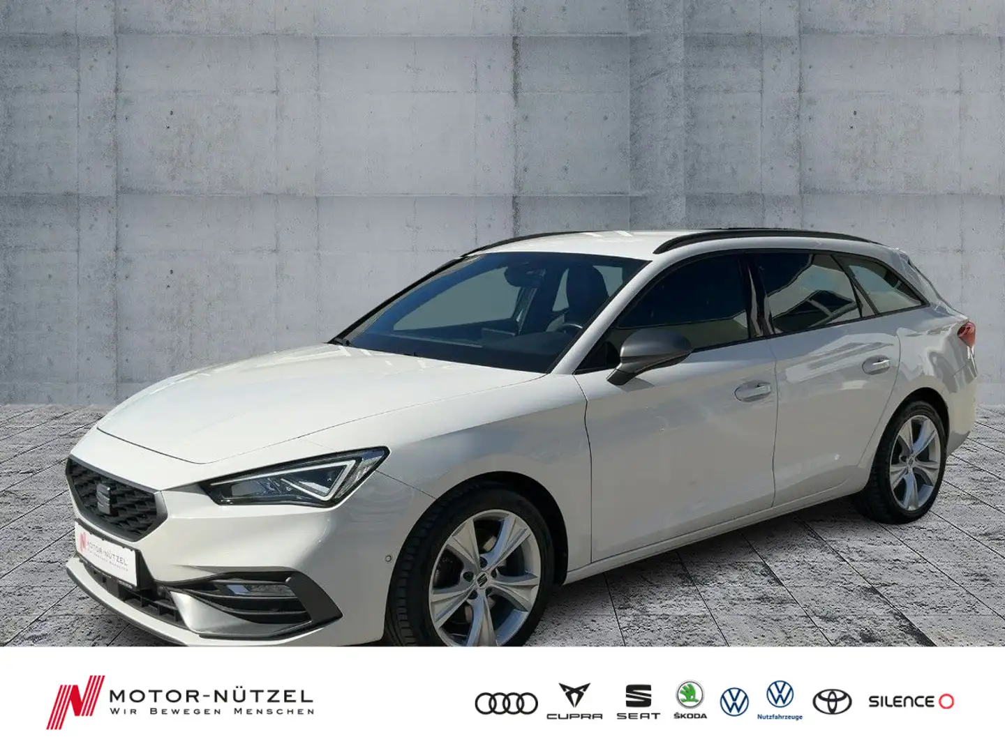 SEAT Leon ST 2.0 TDI DSG FR-LINE LED+NAVI+AHK+BEATS Weiß - 1