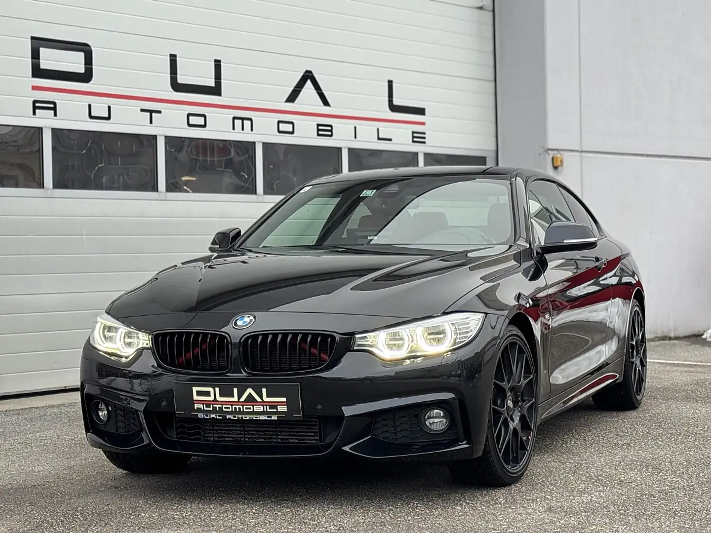 BMW 420 d xDrive Coupe Aut.|440i LOOK|M-PAKET|LEDER|F1 Schwarz - 1