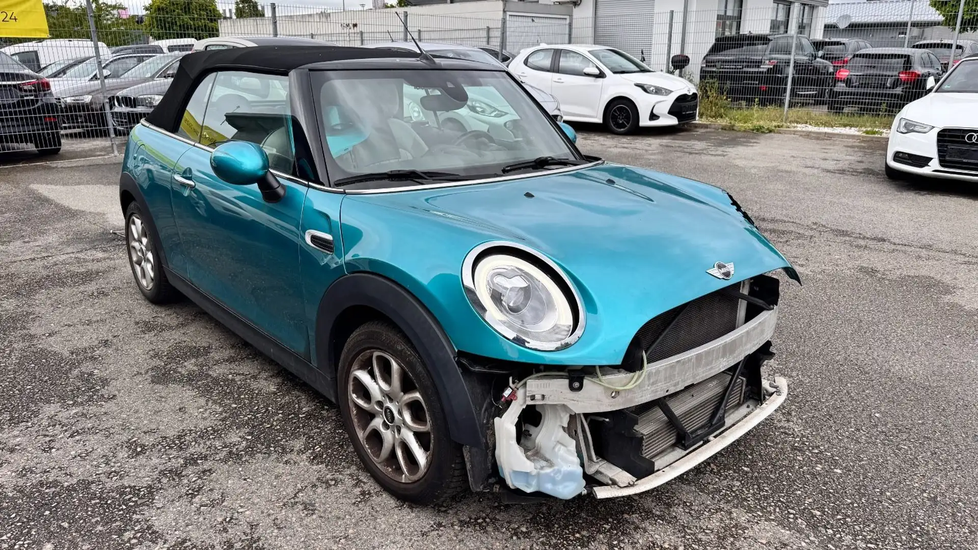 MINI Cooper Cabrio Leder Navi Sitzh Klimaauto KeyLess Bleu - 2