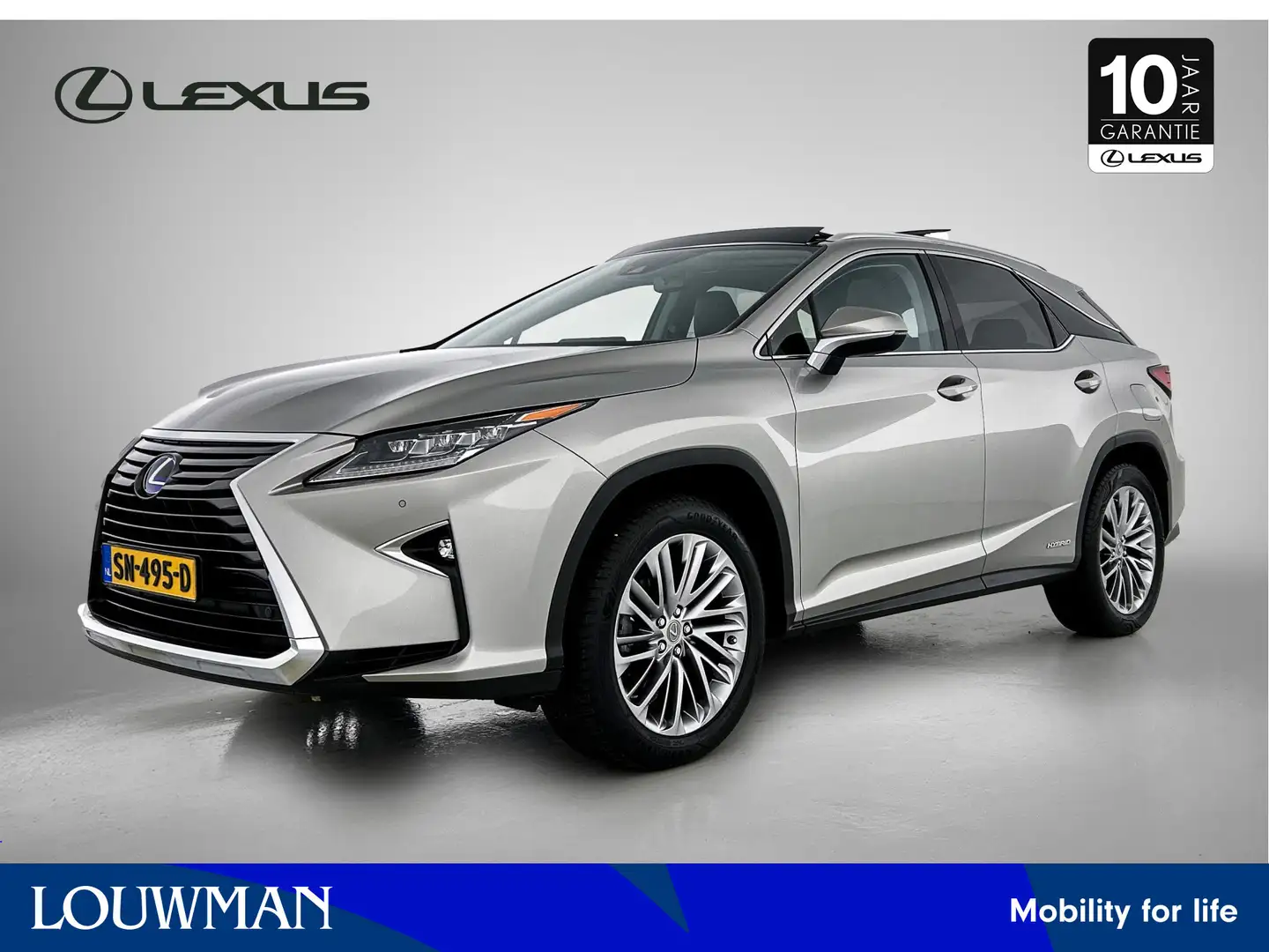 Lexus RX 450h 4WD Luxury Line | Panoramadak | Trekhaak | Grijs - 1