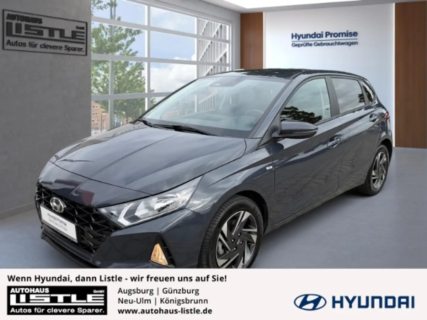 Hyundai i20 1.0 T-Gdi DCT Select +KLIMA+PDC+RADIO+DAB+UVM+ Gris - 1