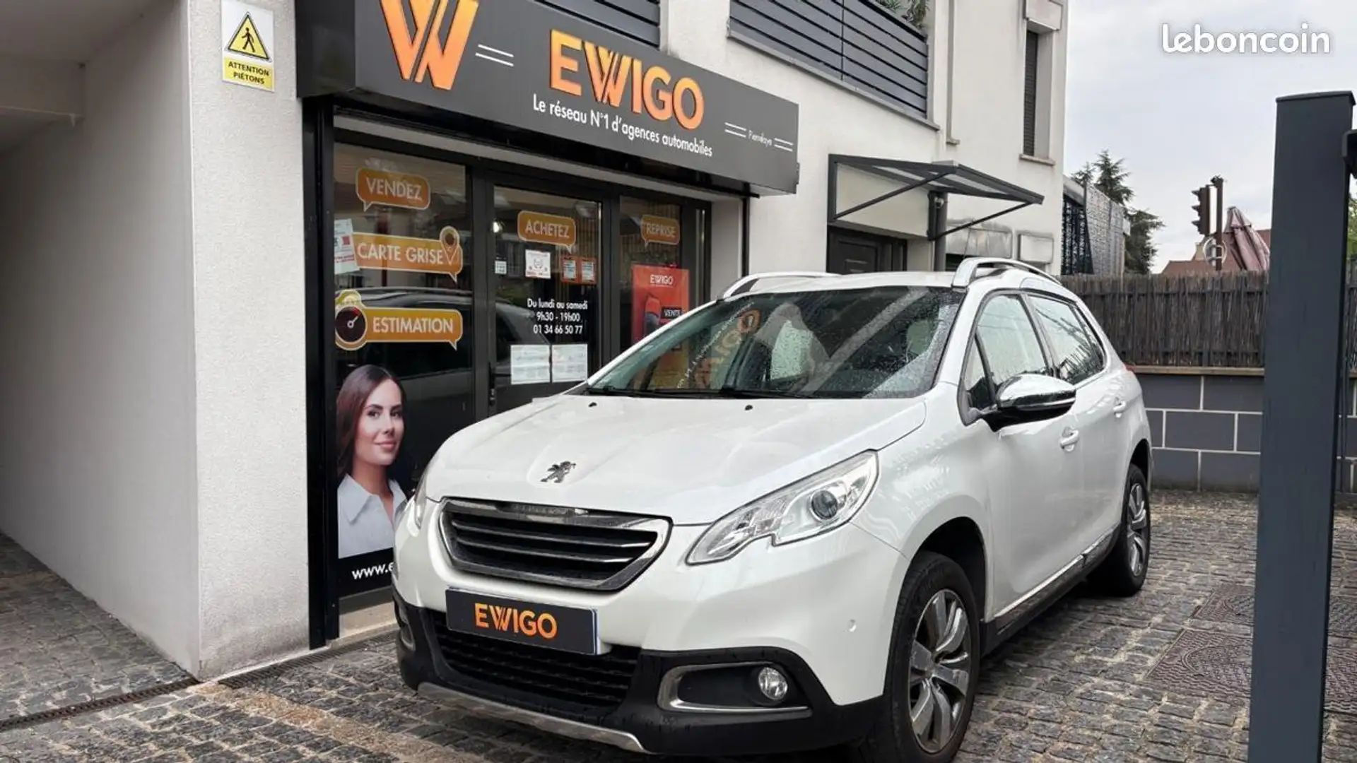 Peugeot 2008 1.2 PURETECH 110cv ALLURE S&S Courroie à prévoir Wit - 1