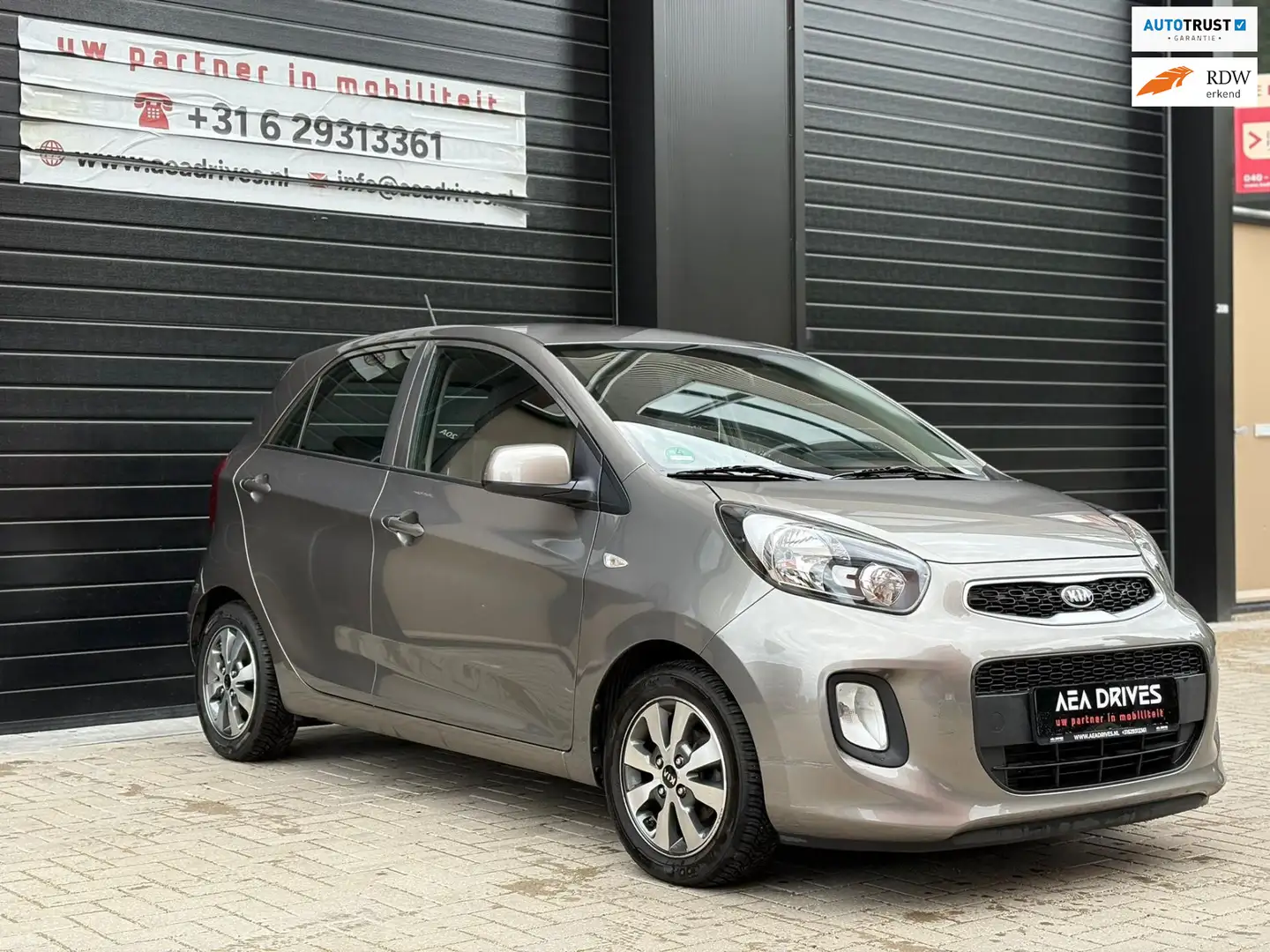Kia Picanto 1.0 | Navi • Airco • Camera • Nette staat• APK 202 Bruin - 1