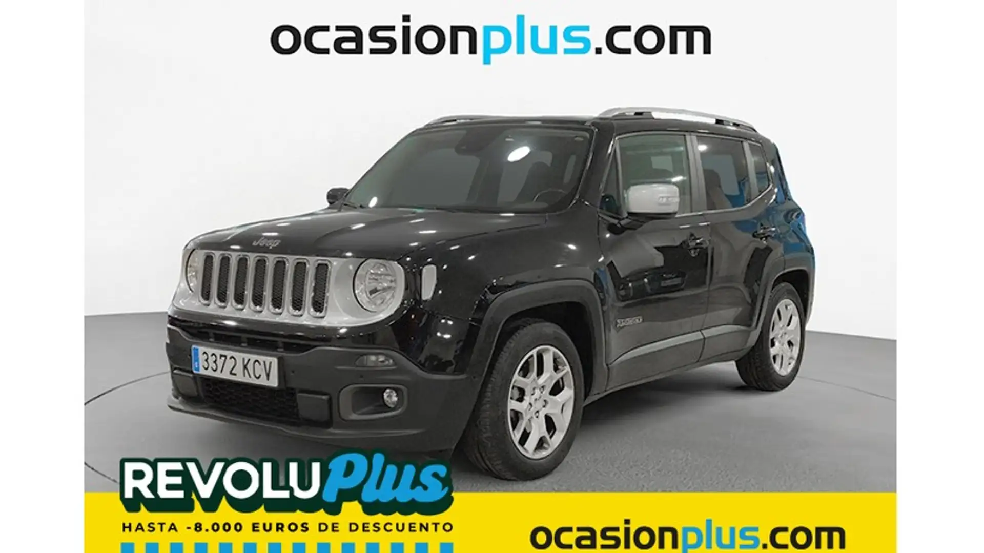 Jeep Renegade 1.6Mjt Limited 4x2 DDCT 88kW Zwart - 1
