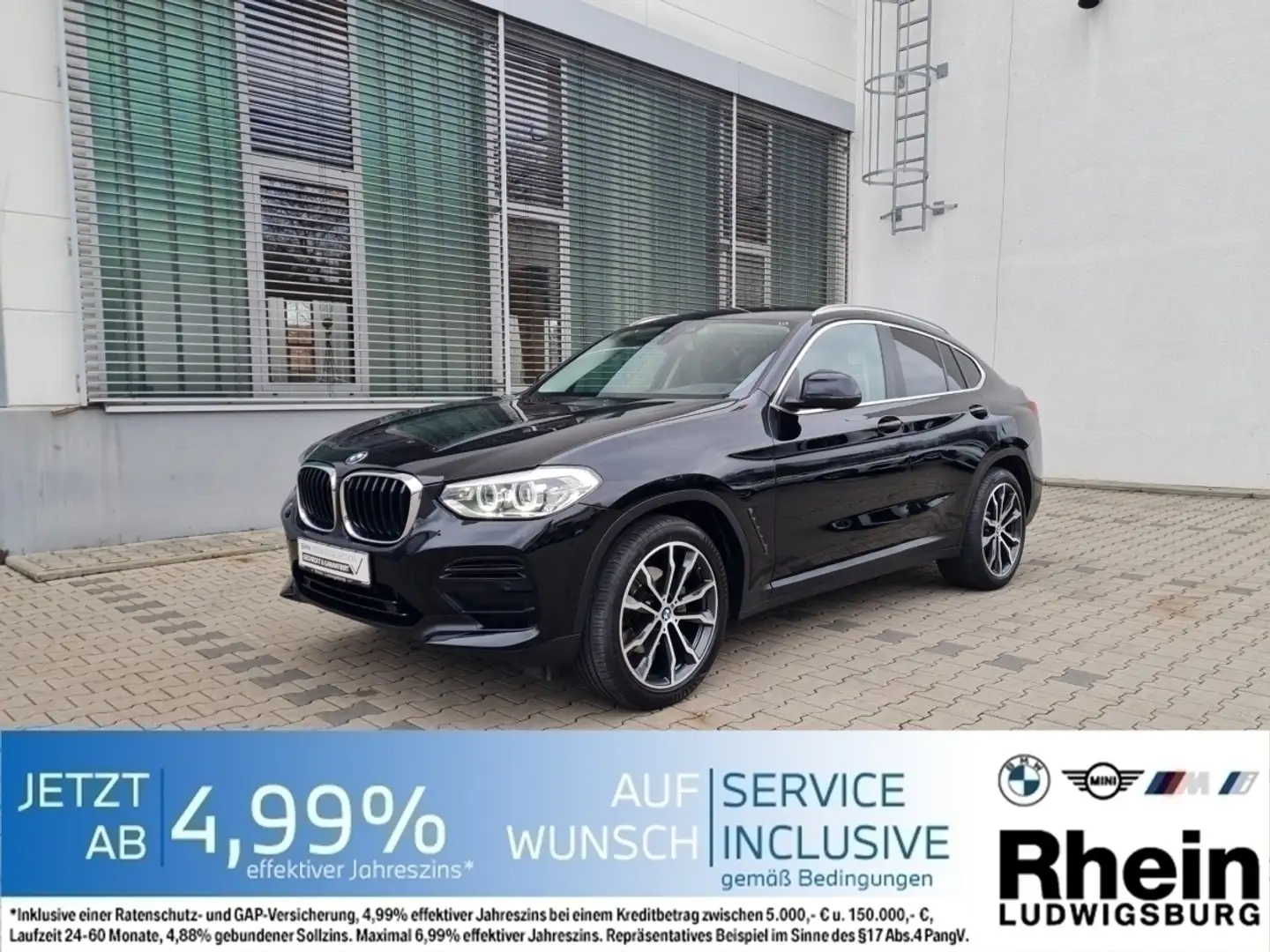 BMW X4 xDr 20dA Advantage Navi.LED.Sitzheiz.Schaltwp Noir - 1