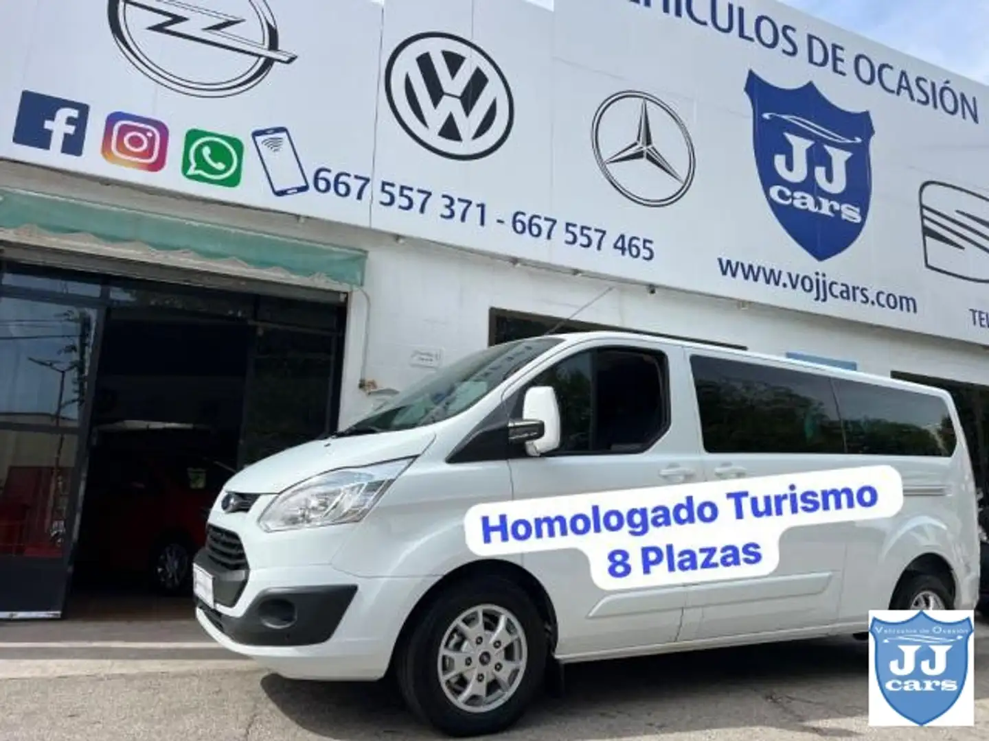Ford Tourneo Custom Batalla Larga FT300 2.2 TDCi 155 CV Limited Blanco - 1
