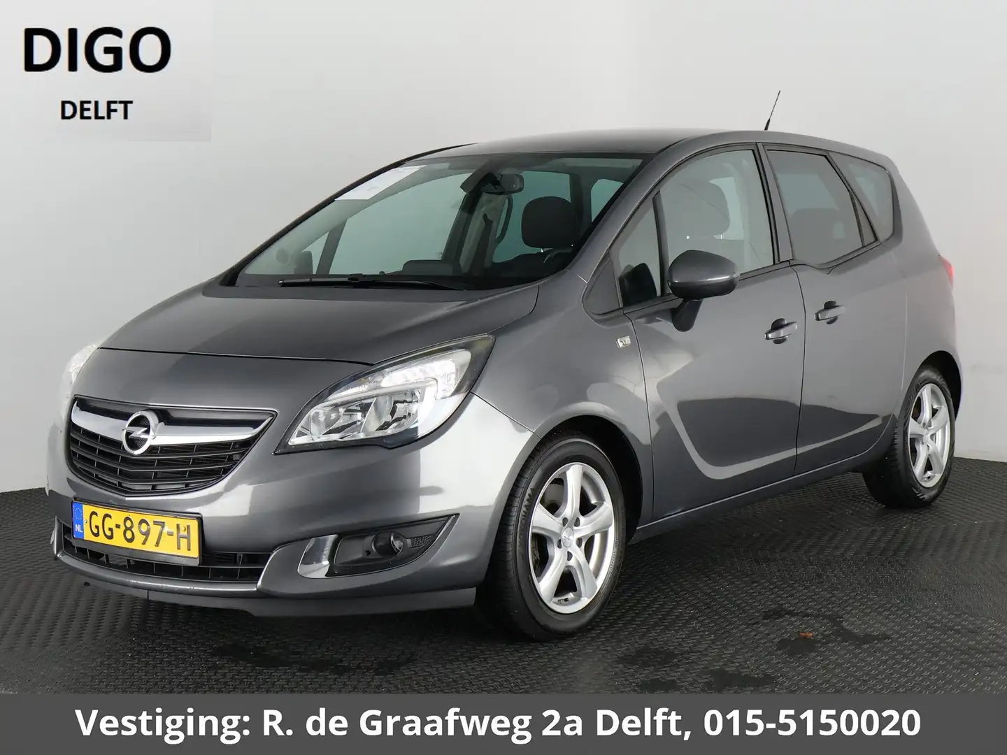 Opel Meriva 1.4 Turbo Design Edition | Airco | Trekhaak | Park Grijs - 1
