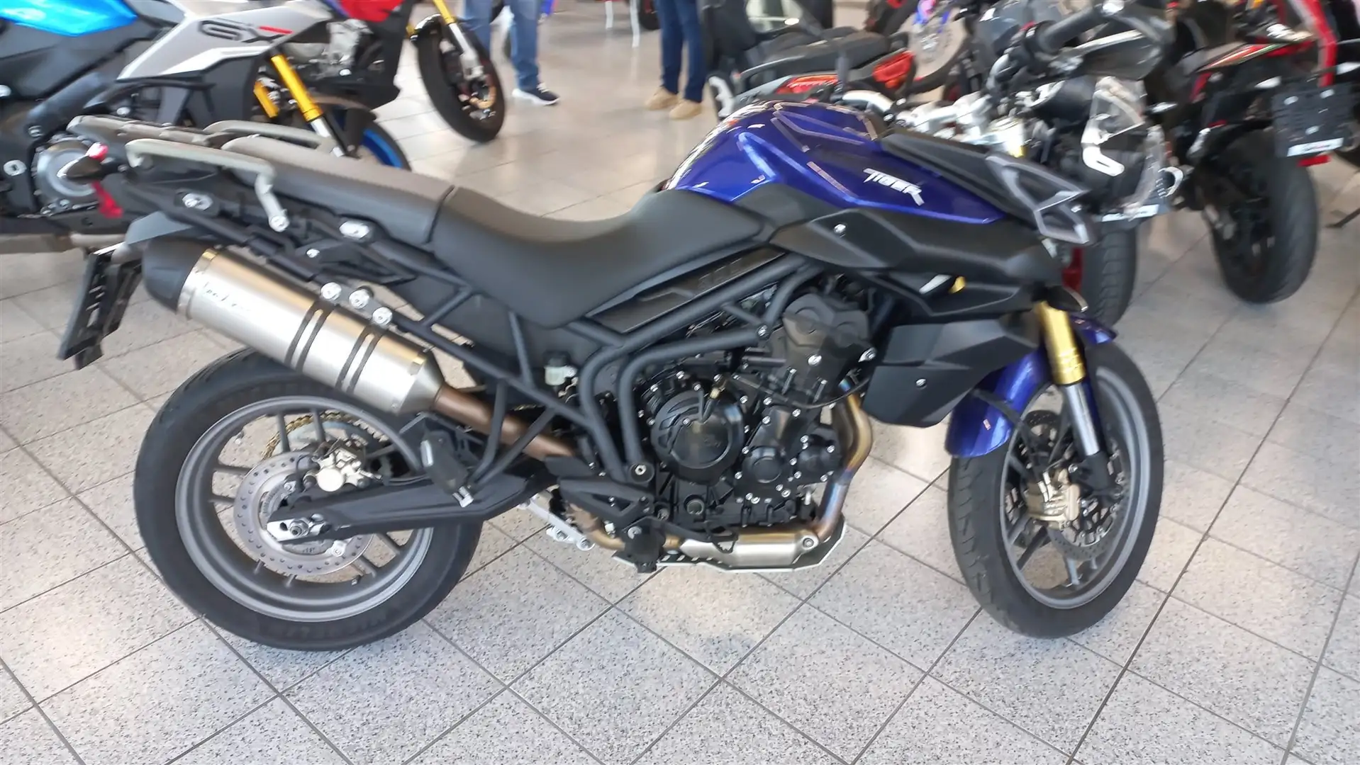 Triumph Tiger 800 Niebieski - 1