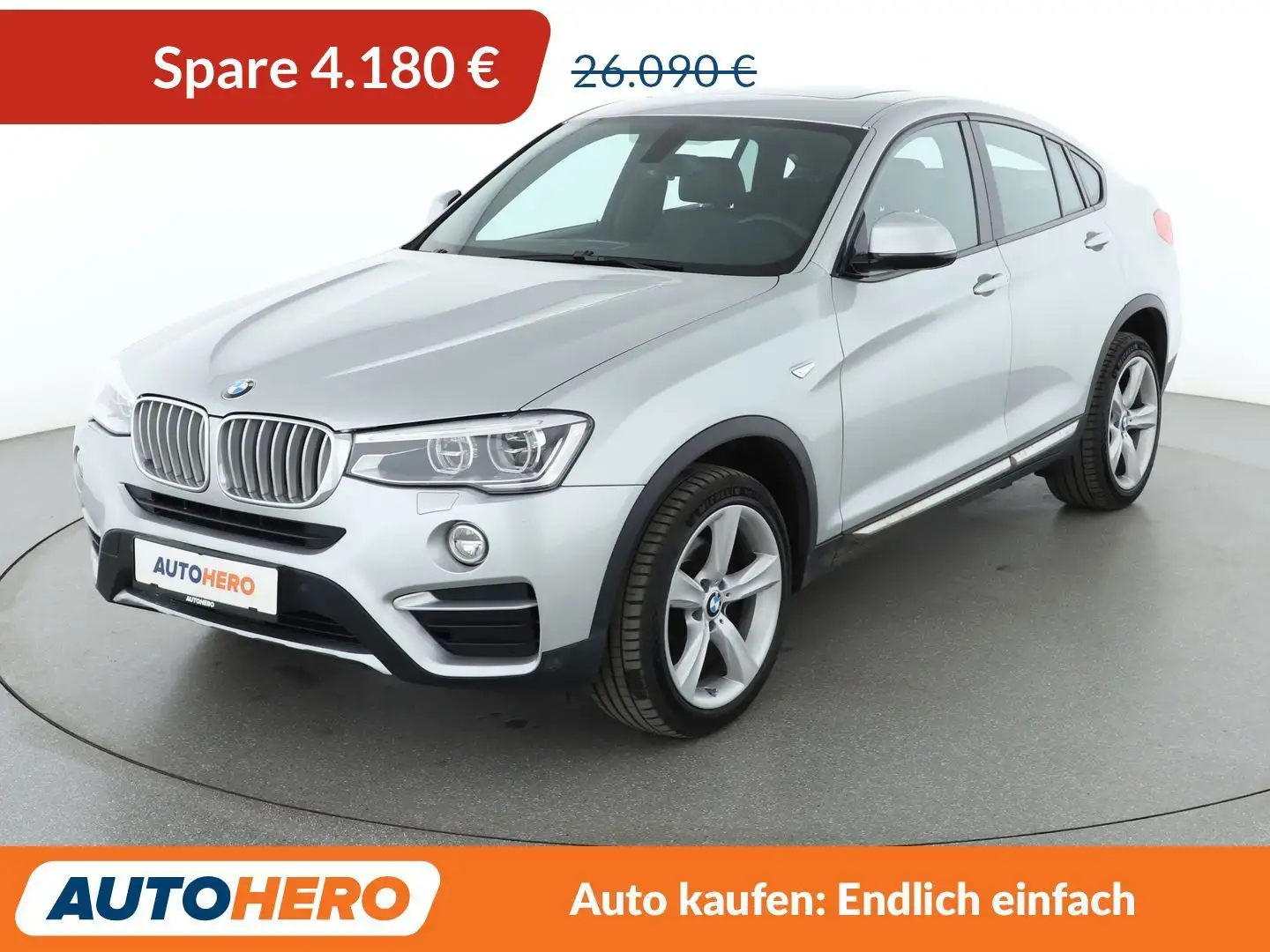 BMW X4 xDrive 30d Aut.*NAVI*LED*CAM*SHZ*ALU*KLIMA* Šedá - 1