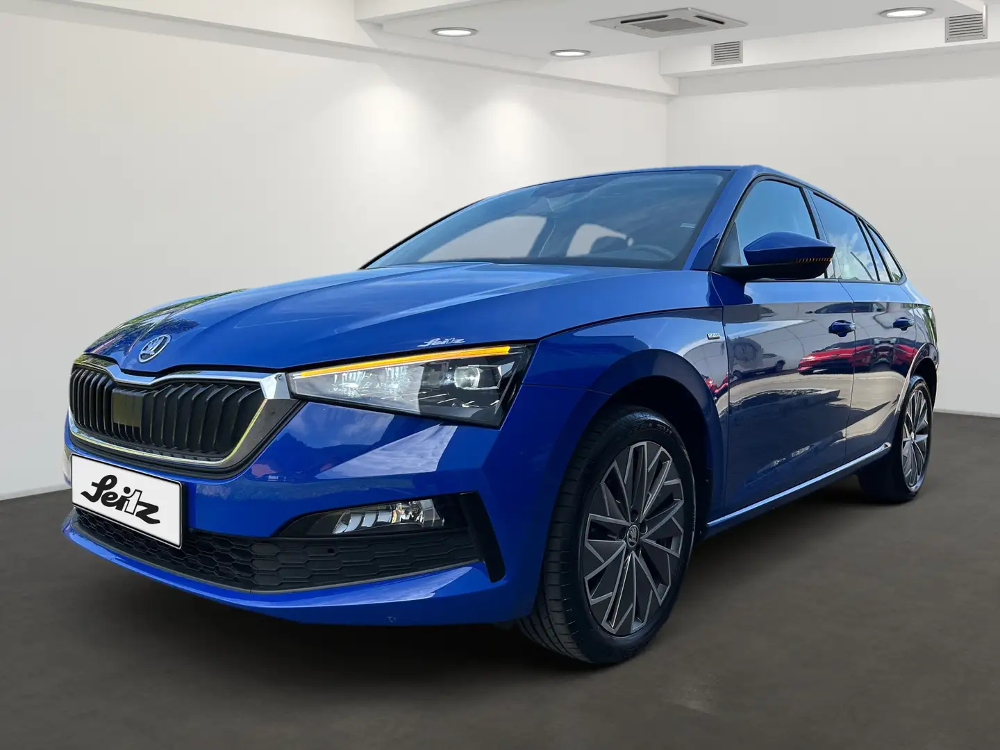Skoda Scala 1.0 TSI Clever *LED*PDC*NAVI*SITZH* Blauw - 2