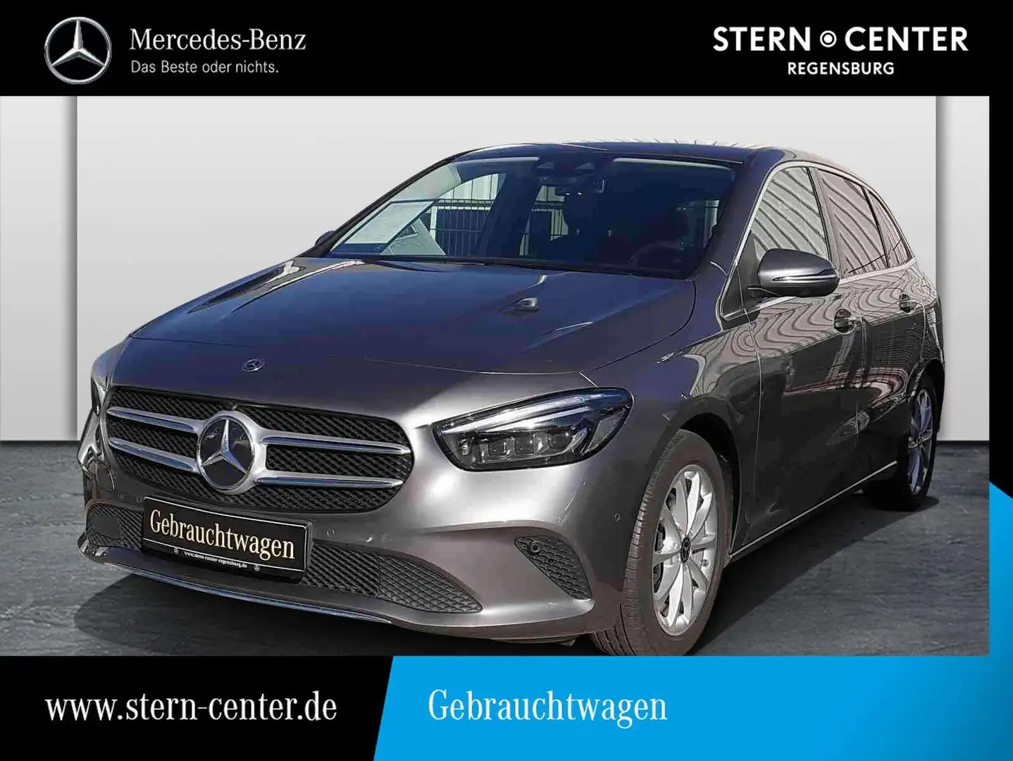 Mercedes-Benz B 200 PROGRESSIVE+AHK+360°+MULTIBEAM+TOTWINKEL++ Grau - 1