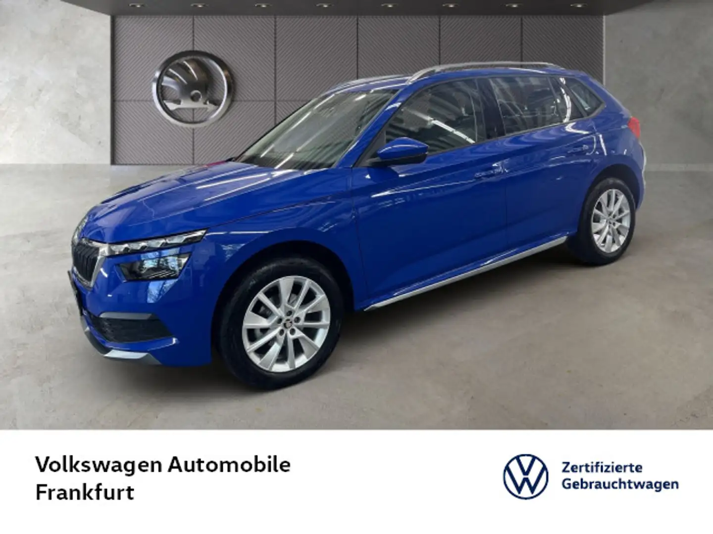 Skoda Kamiq 1.5 TSI DSG Style AHK Sitzheizug Spurhalte Blau - 1