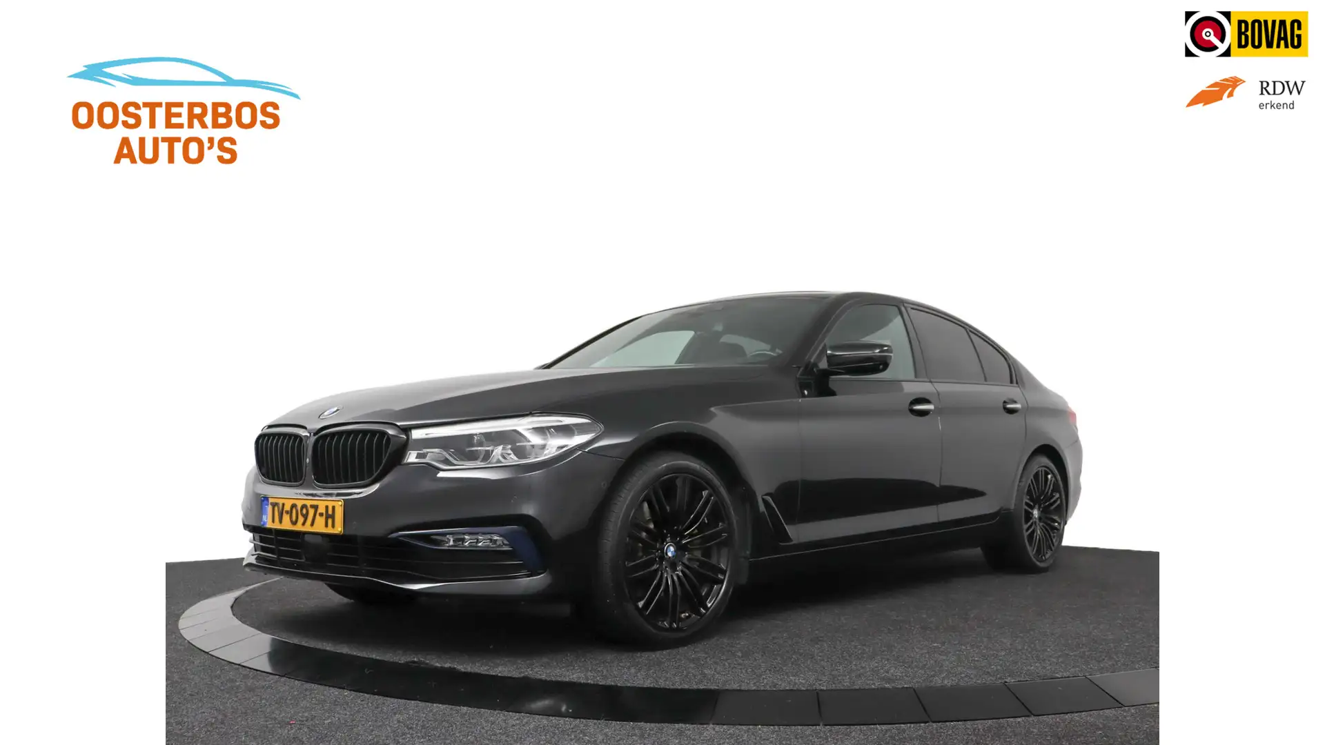 BMW 530 5-serie 530i High Executive - Sk-dak/Memory/Leder/ Noir - 1