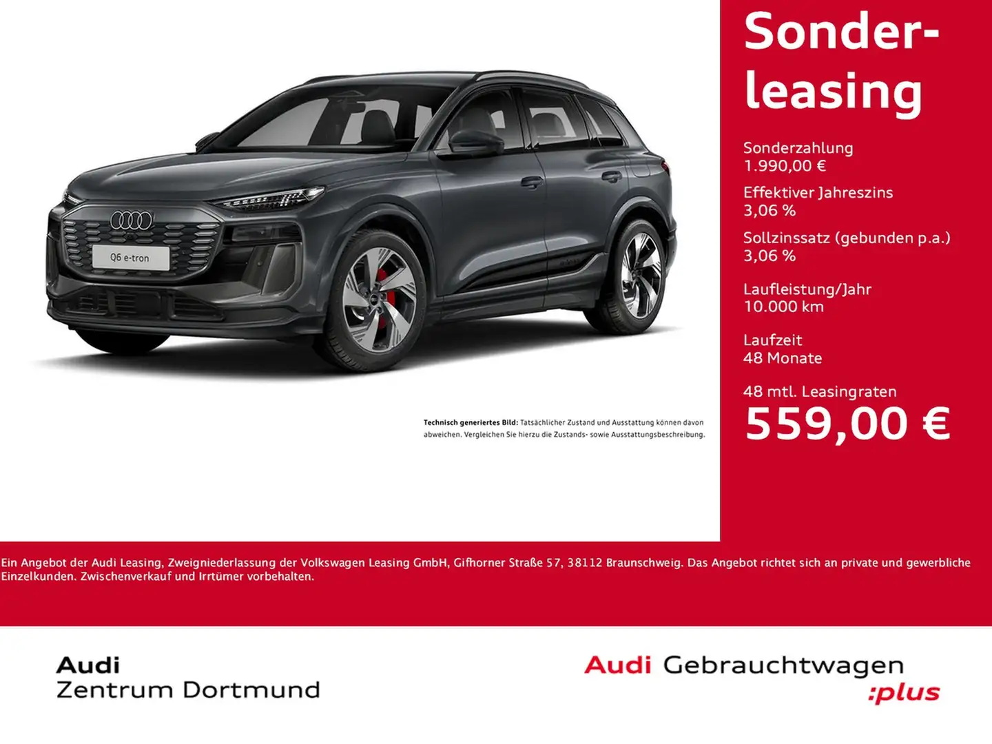 Audi Q6 e-tron quattro S LINE 360°CAM MATRIXLED LM20 Grau - 1